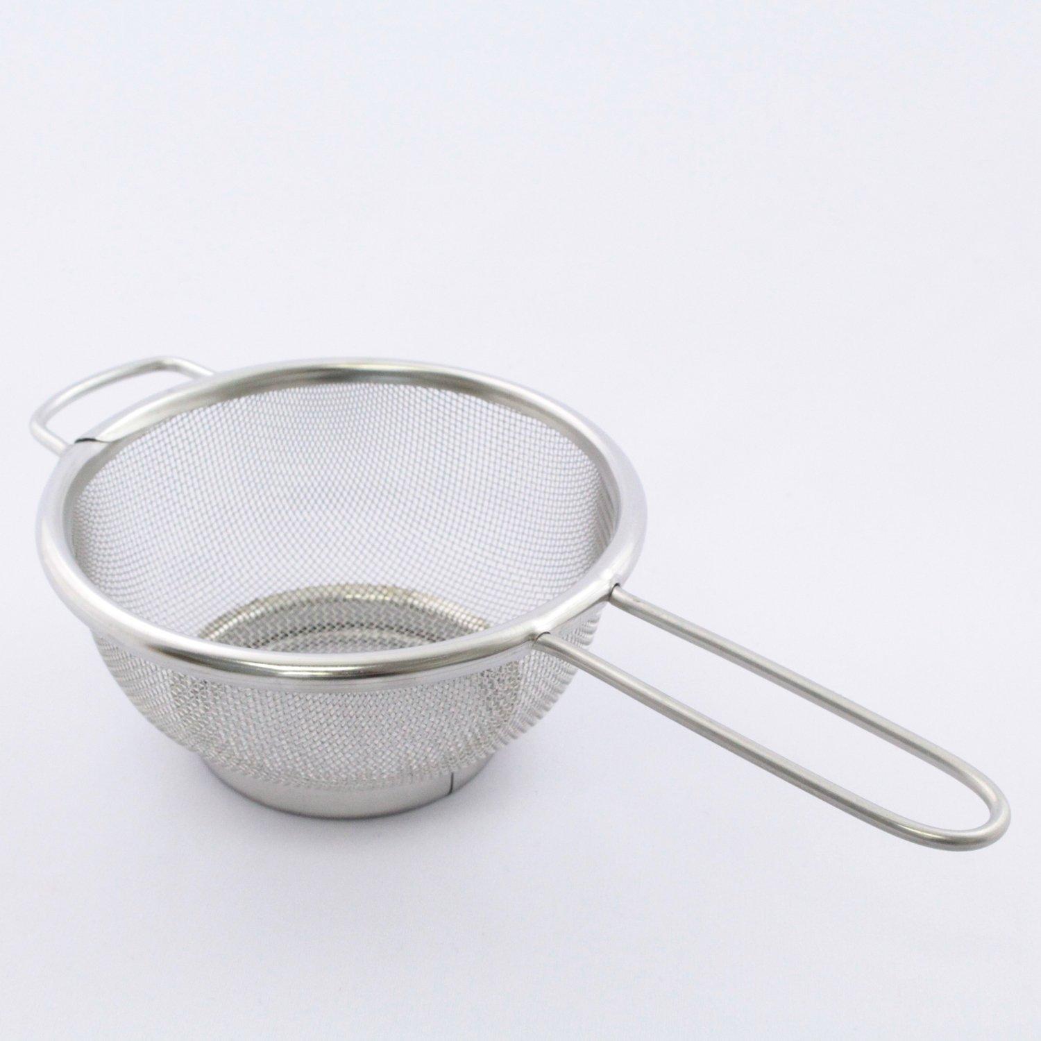 ?????? Inoue Kaami Industrial Strainer 8.7 inches (22 cm), Bottom Included, 18-8 Stainless Steel, Made in Japan