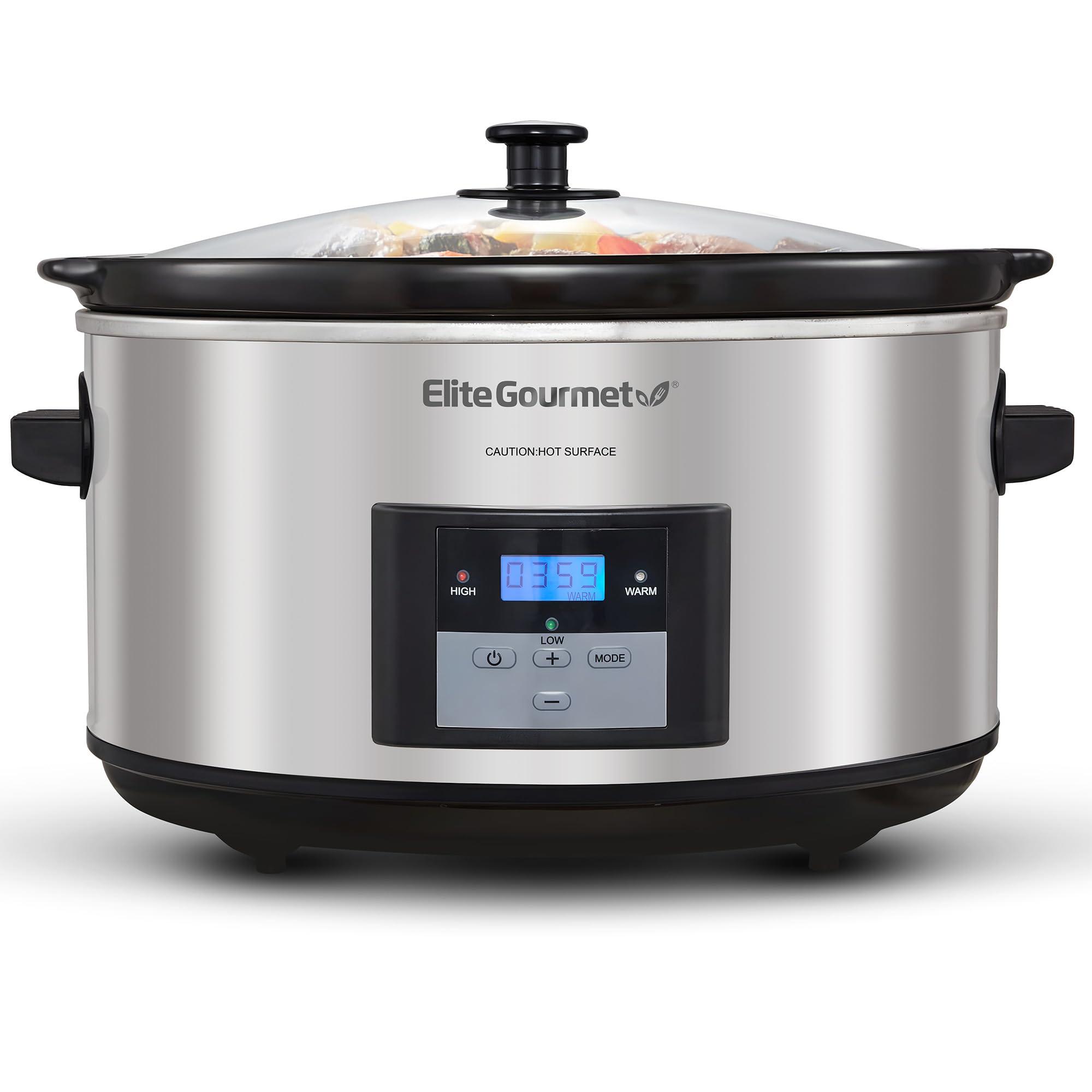 Elite Gourmet MST-900D Digital Programmable XL Jumbo Slow Cooker