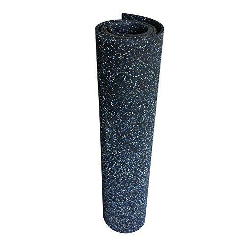 Rubber-Cal Rubber-Cal Elephant Bark Flooring, Black, 3/8-Inch x 4 x 5-Feet