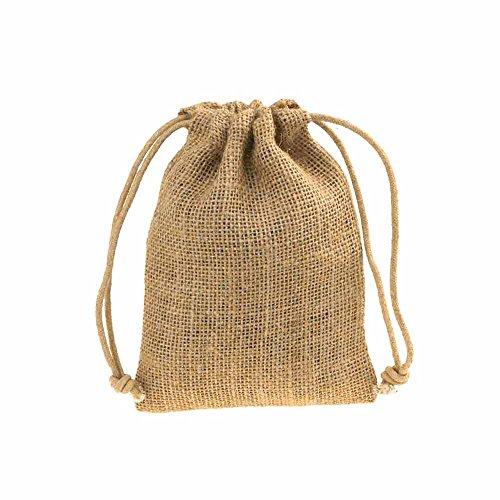 Homeford Homeford Burlap Favor Bags, 12-Piece (3-Inch x 5-Inch, Natural)