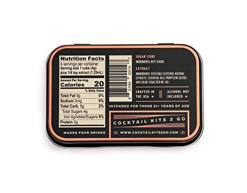 Cocktail Kits 2 Go Cocktail Kits 2 Go - Cocktail Set for Craft Cocktail Lovers - Mixology and Craft Travel Kit - Crafted in USA - Gift Box for All Occasions (Champagne)