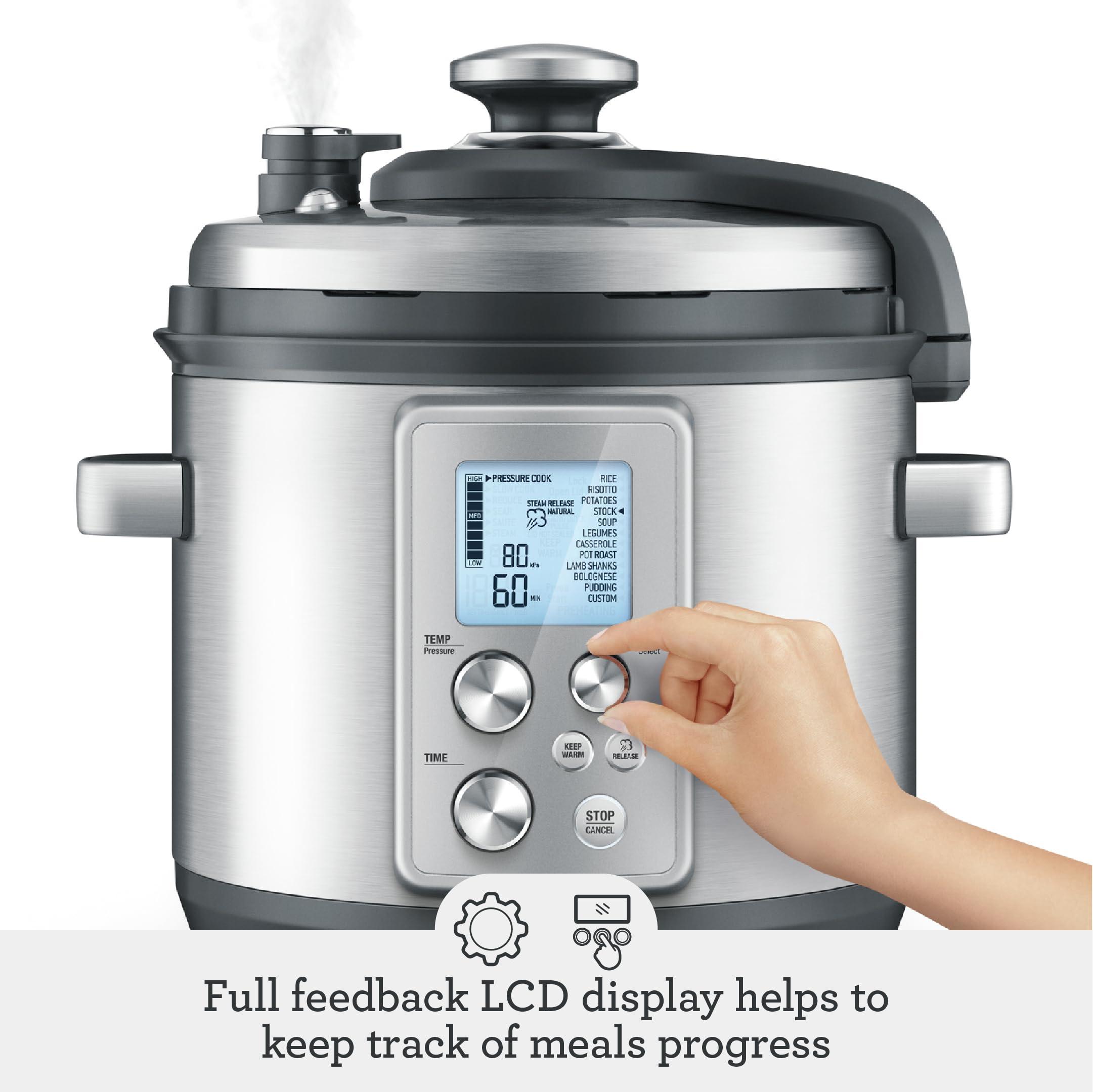 Breville Breville Fast Slow Pro Pressure Cooker BPR700BSS, Brushed Stainless Steel