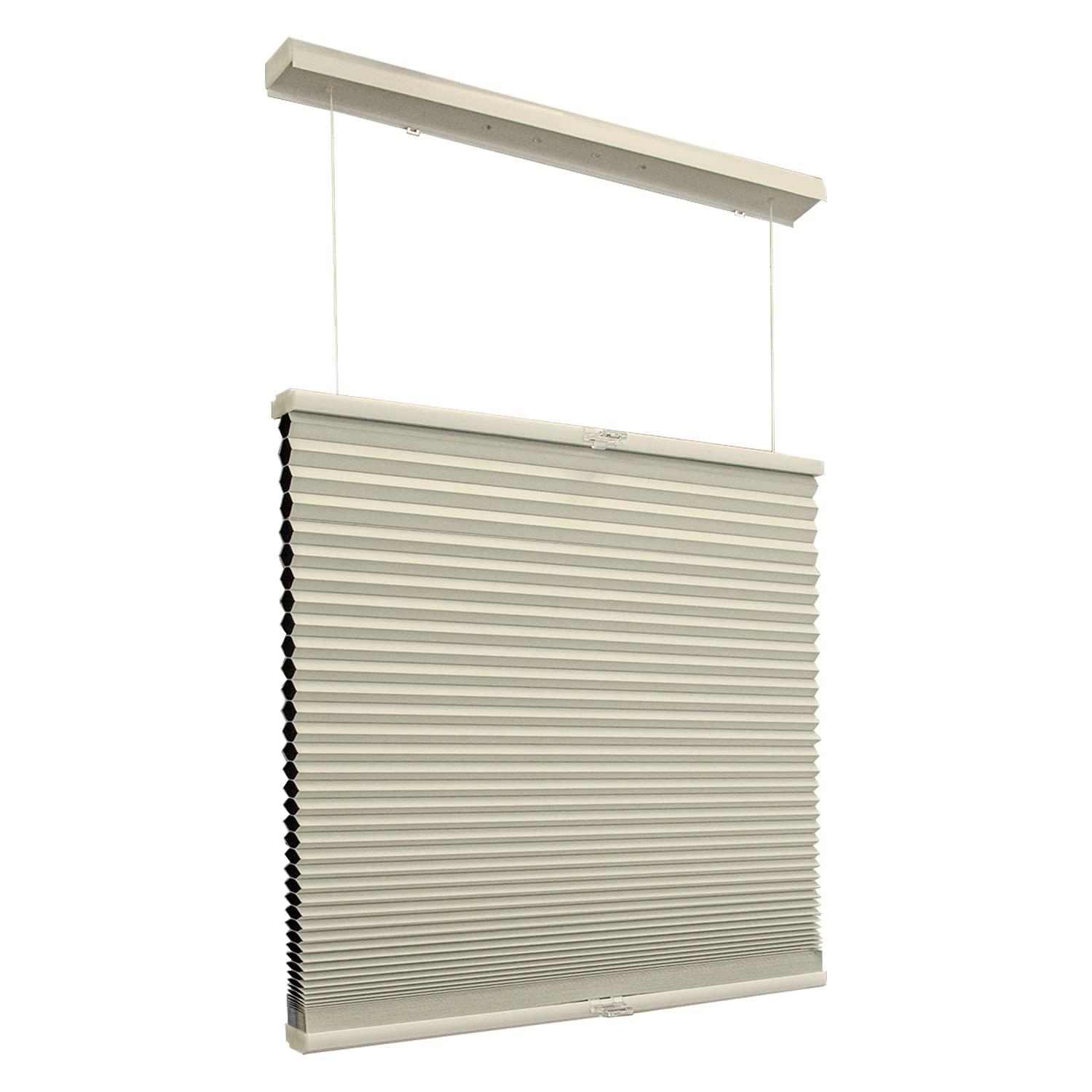 CHICOLOGY CHICOLOGY Cellular Shades, Top Down Bottom Up Shades, Custom Blinds for Windows, Window Shades for Home, Blackout Shades, Window Coverings, Cellular Blinds, Buttercream (Blackout), 22.75" W x 48" H