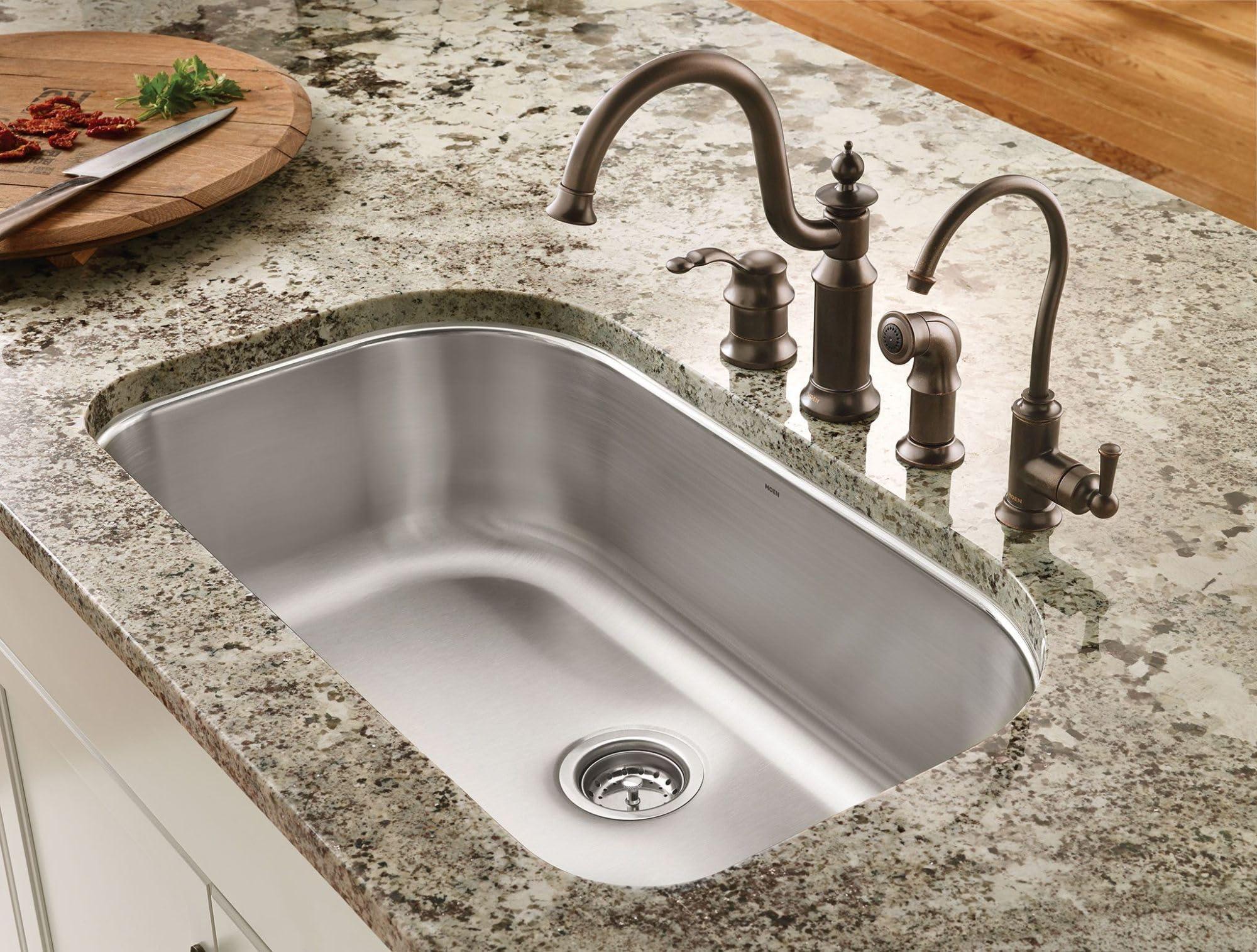 Moen Moen Oil Rubbed Bronze Sip Traditional Cold Water Kitchen Beverage Faucet with Optional Filtration System, S5510ORB