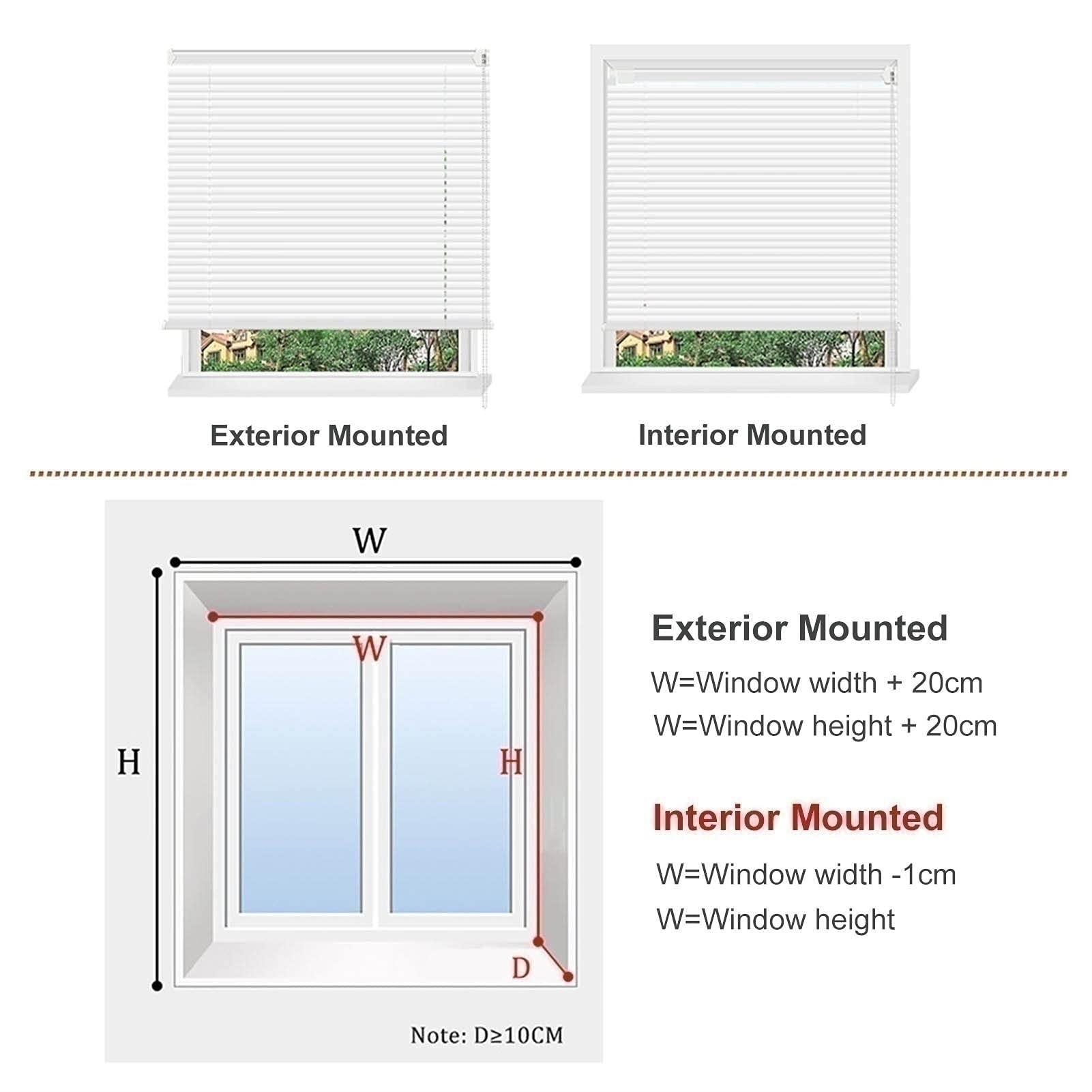 JLXJ Office Bathroom Aluminum Venetian Blinds, White Waterproof Privacy Screen Sun Shade, 95cm/115cm/135cm/155cm Wide (Color : WH, Size : 95100cm(37.4"39.3"))