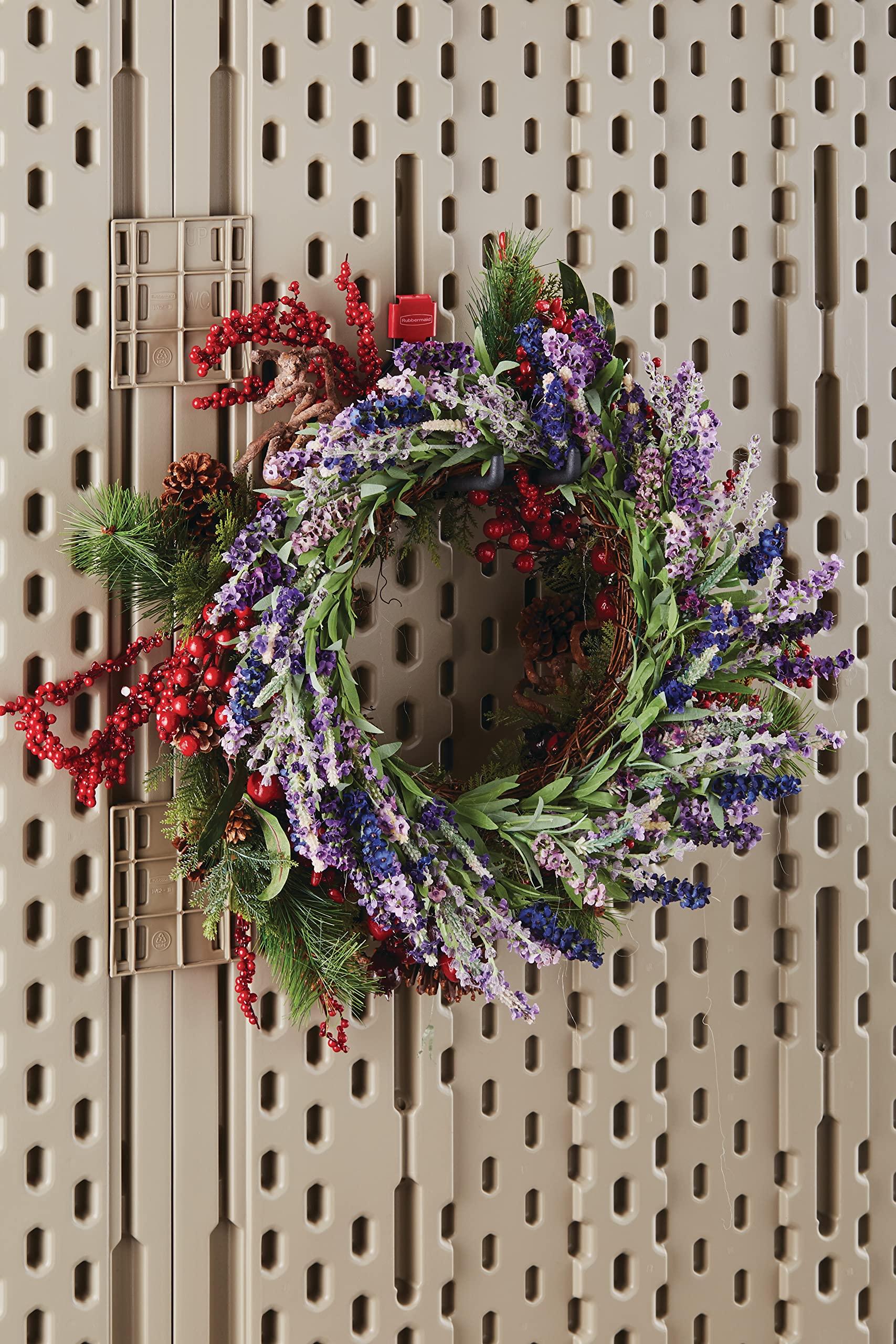 Rubbermaid Rubbermaid Shed Accessory Multi-Purpose Hook Holds up to 20 lbs, Black, Space Saving Shed Organization for Power Tools, Bikes, Sports Equipment, Shovels, Rakes