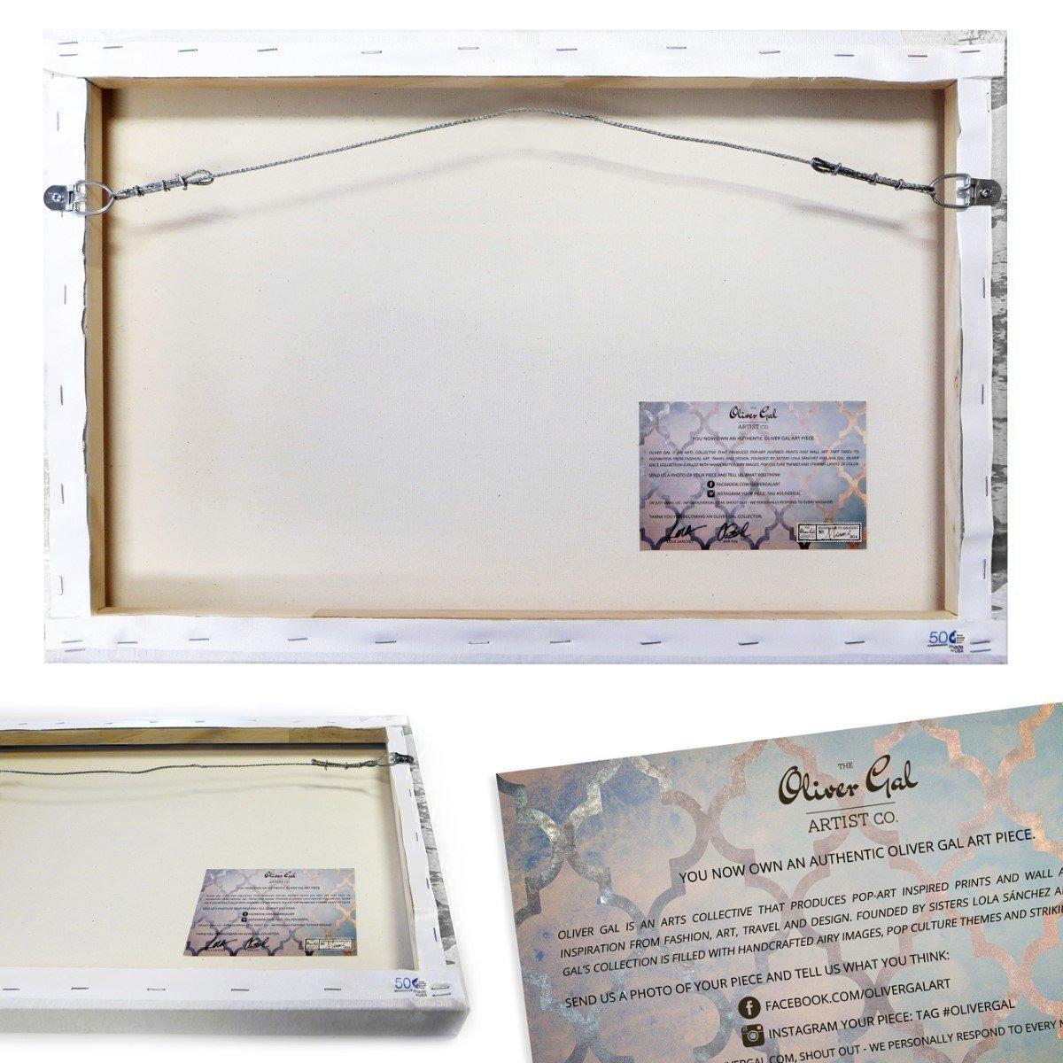 The Oliver Gal Artist Co. Fashion and Glam Wall Art Canvas Prints 'Queen of the Store Caramel'