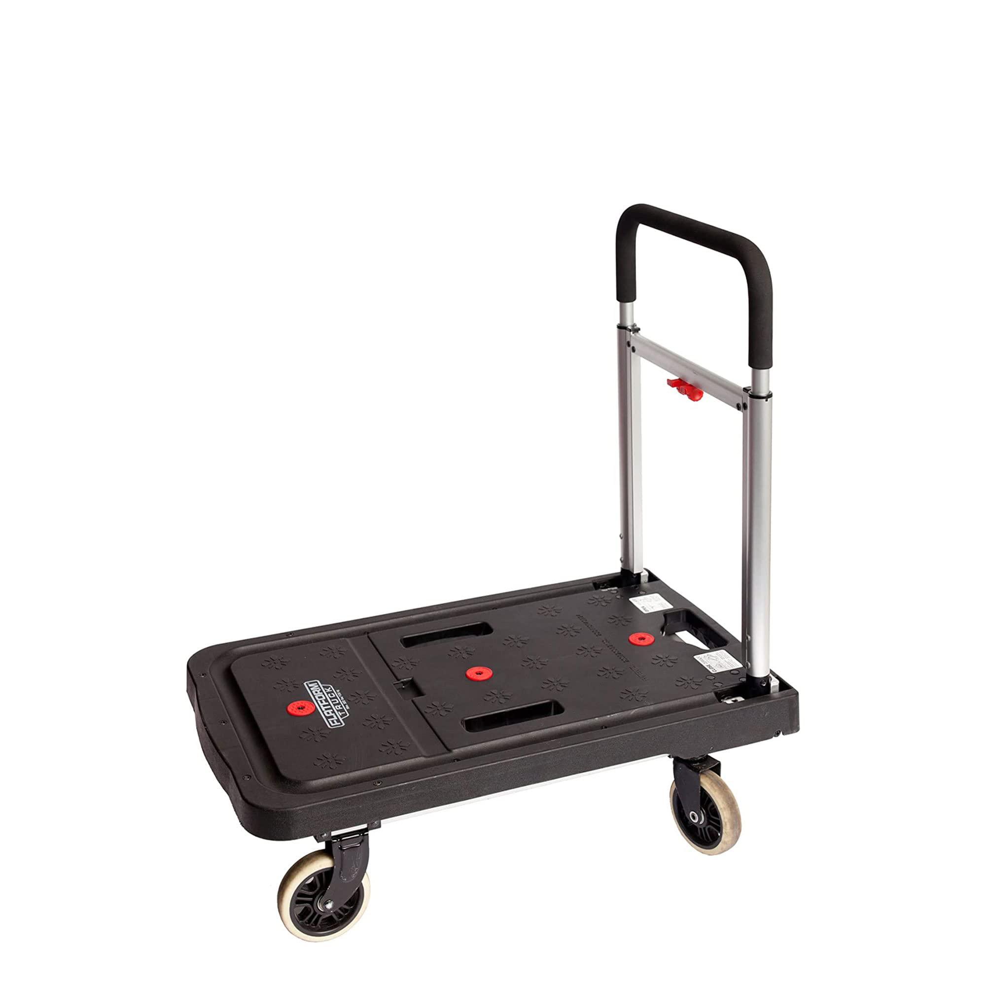 Magna Cart Magna Cart Foldable Dolly Cart, Platform Hand Truck with Wheels, 300 Lbs