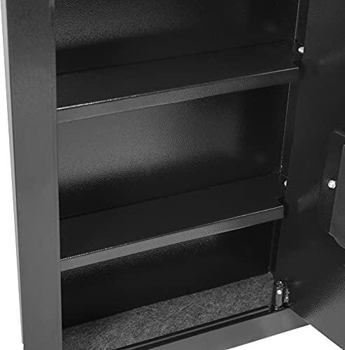 BARSKA Barska Biometric Fingerprint Security Wall Safe 0.52 Cubic Ft