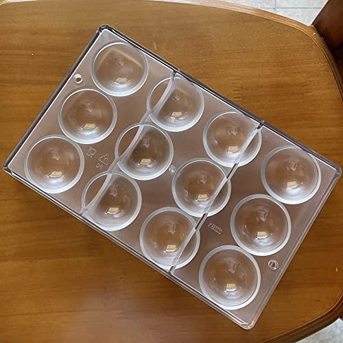 Goldbaking Goldbaking Ball Chocolate Mold Ball Polycarbonate Mould Chocolate Mold Hot Chocolate Bomb (Middle 2inch)