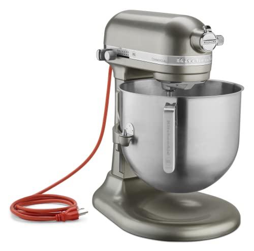 KitchenAid KitchenAid KSM8990CU 8-Quart Commercial Countertop Mixer, 10-Speed, Gear-Driven, Contour Silver