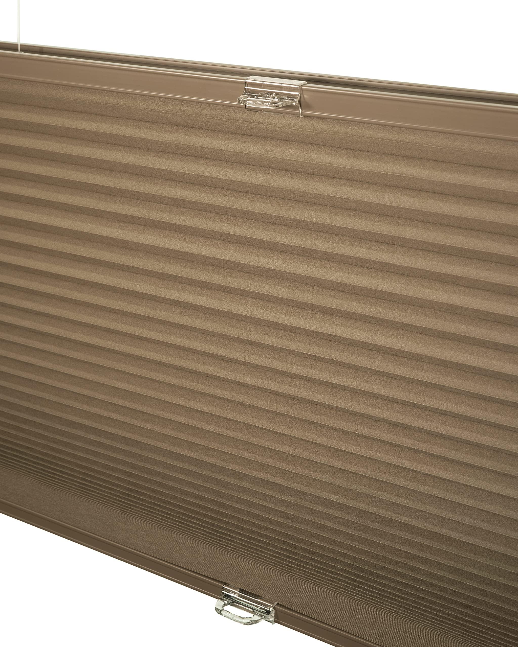 CHICOLOGY CHICOLOGY Cellular Shades, Top Down Bottom Up Shades, Blinds for Windows, Window Shades for Home, Door Blinds, Window Coverings, Cellular Blinds,Barnwood - Blackout, 23.5" W x 48" H