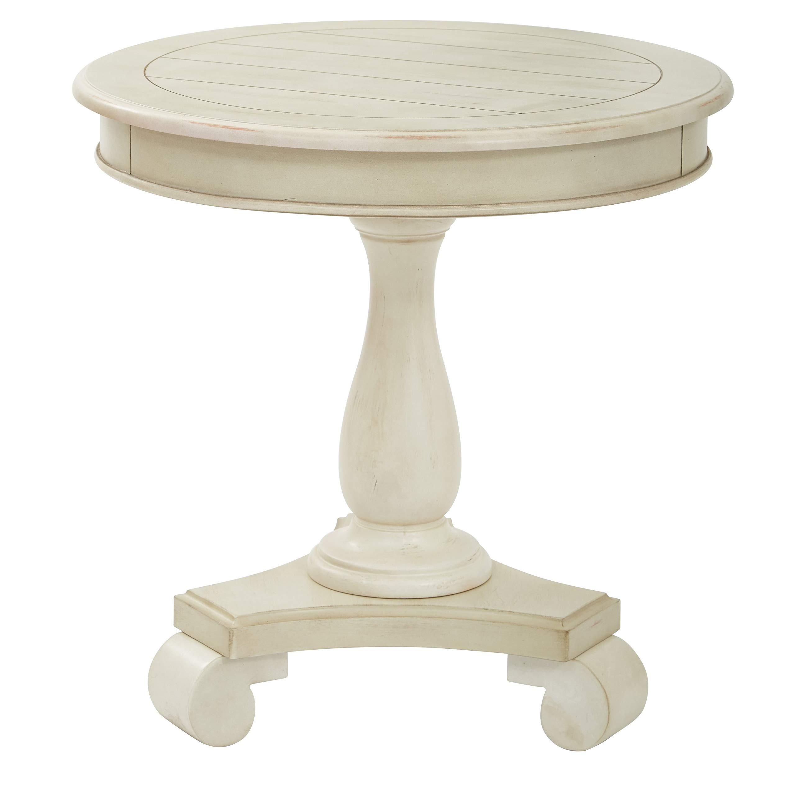 OSP Home Furnishings OSP Home Furnishings Inspired by Bassett Avalon Round Accent Table, Antique Black, (BP-AVLAT-YCM1-osp)
