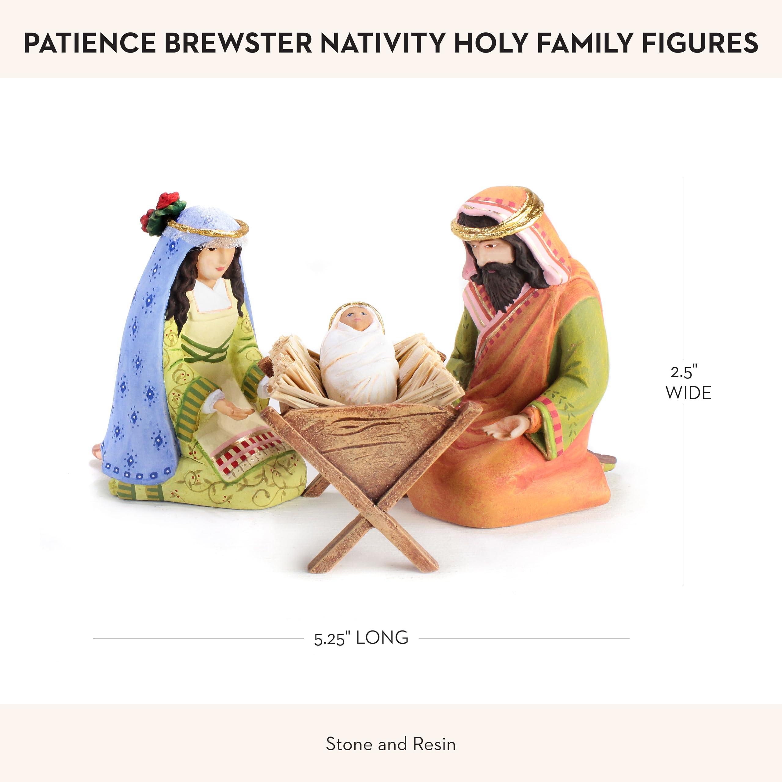 MACKENZIE-CHILDS MACKENZIE-CHILDS Patience Brewster Nativity Figurine, Christmas Nativity Home Decor, Holy Family