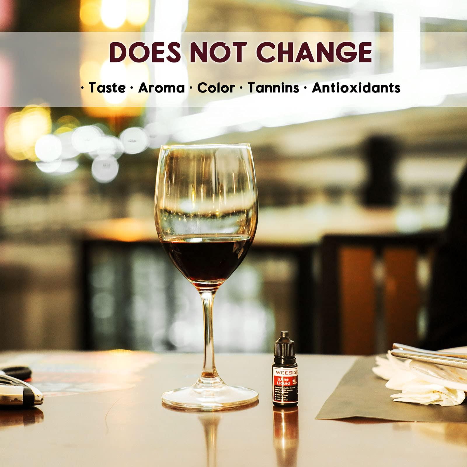 WEESIGEI WEESIGEI Wine Purifier to Reduce Sulfite with Histamine: Alleviates Headaches, Prevent Wine Sensitivities Wine Wand Alternative(Bottle of 4)