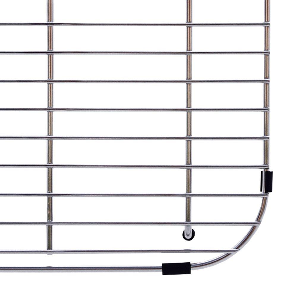 FRANKE Franke Evolution Universal Double Bowl Sink Protection Grid in Stainless Steel with Rear Drain, FGD75, 13.125" x 11.625" x 1.25"