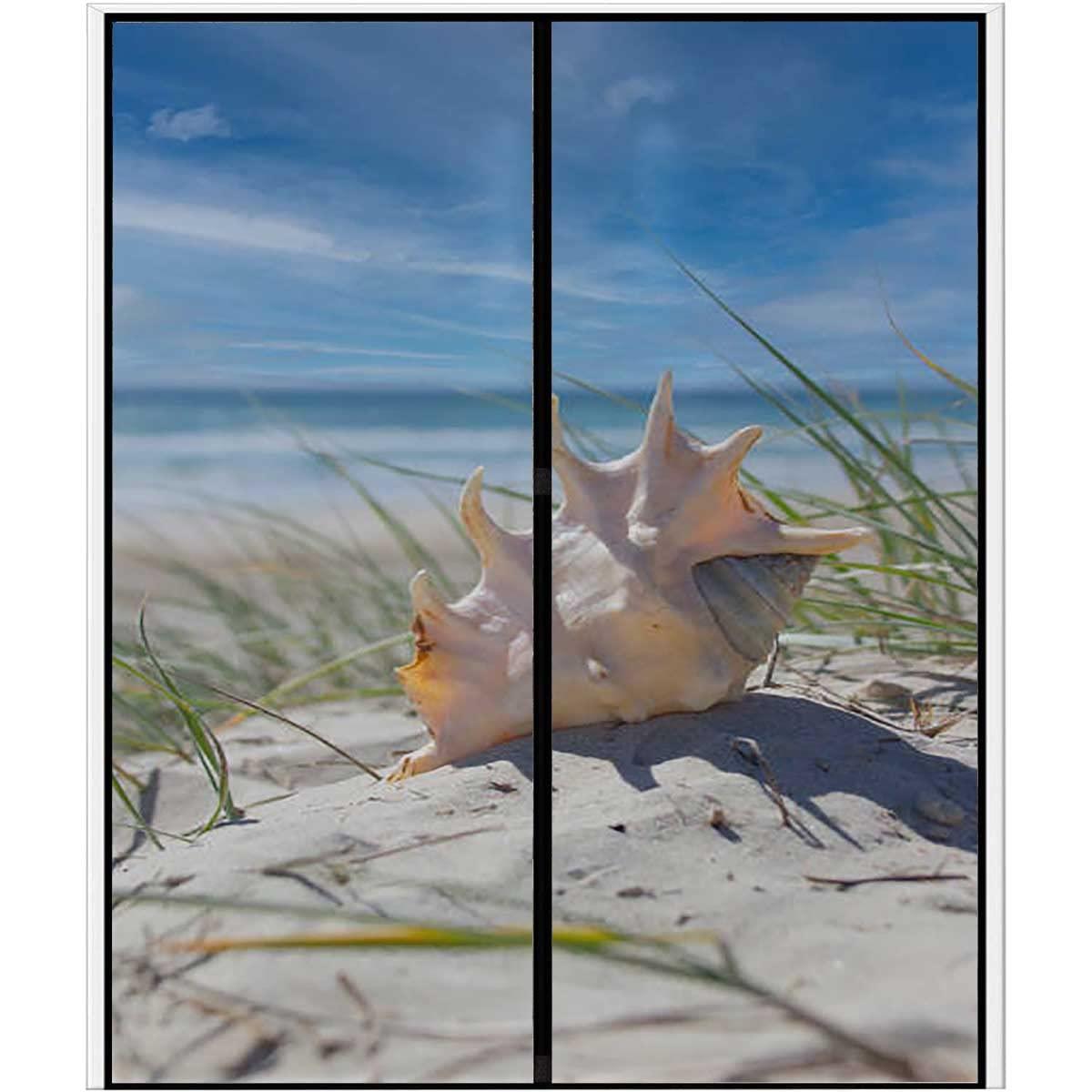 GEBILIUSHI Frosted Window Privacy Film Blackout Static Cling Removable Window Film Sun Blocking Anti UV Glass Film for Home Sliding Door Sea Animals 35.4Wx78.7L-inch x2 Pcs