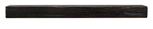 Pearl Mantels Pearl Mantels 412-48-20 The Shenandoah 48-Inch Shelf/Mantel Shelf Espresso Rustic Distressed Finish