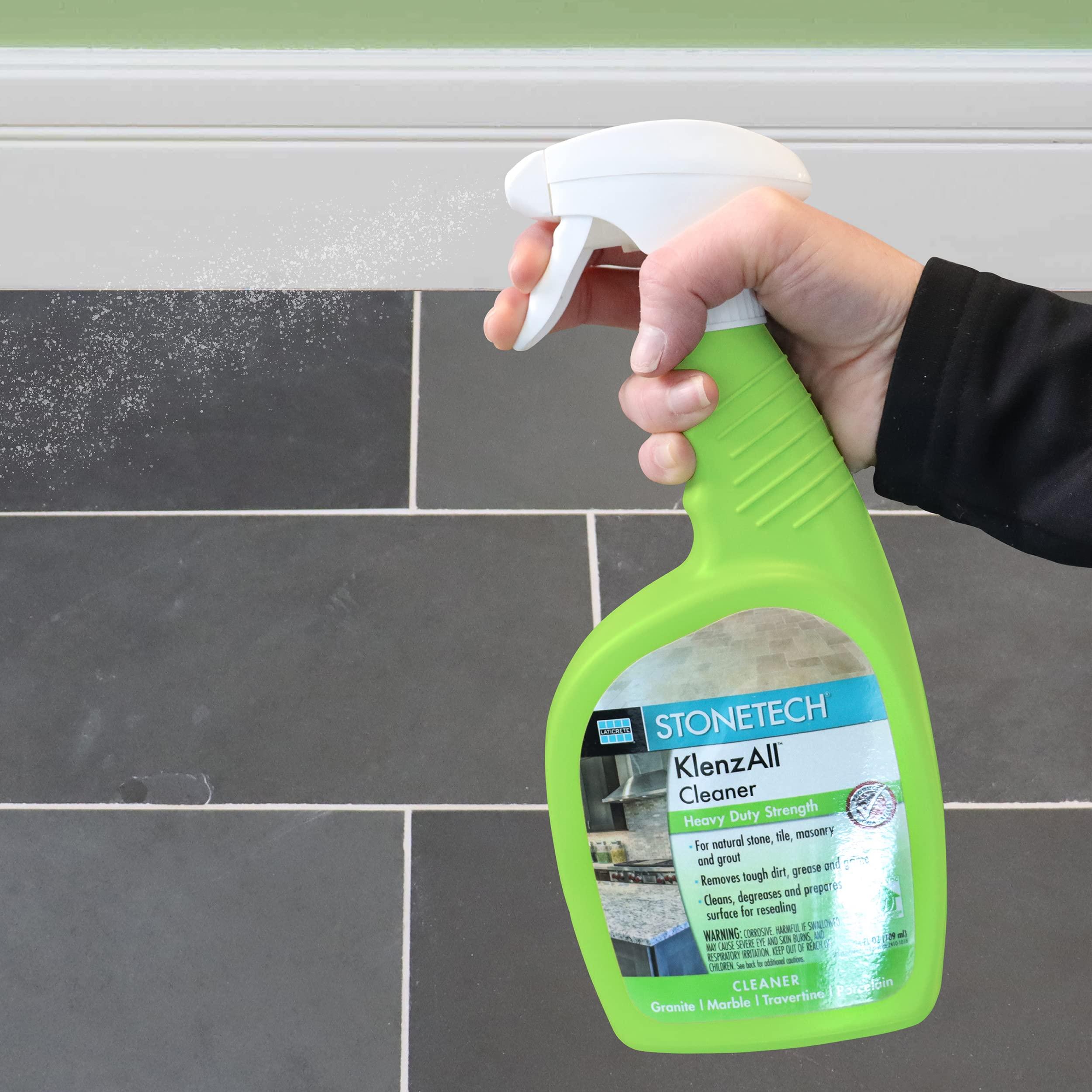 StoneTech STONETECH KlenzAll Cleaner, Heavy Duty Cleaner for Stone & Tile, 24OZ (709ML) Spray Bottle