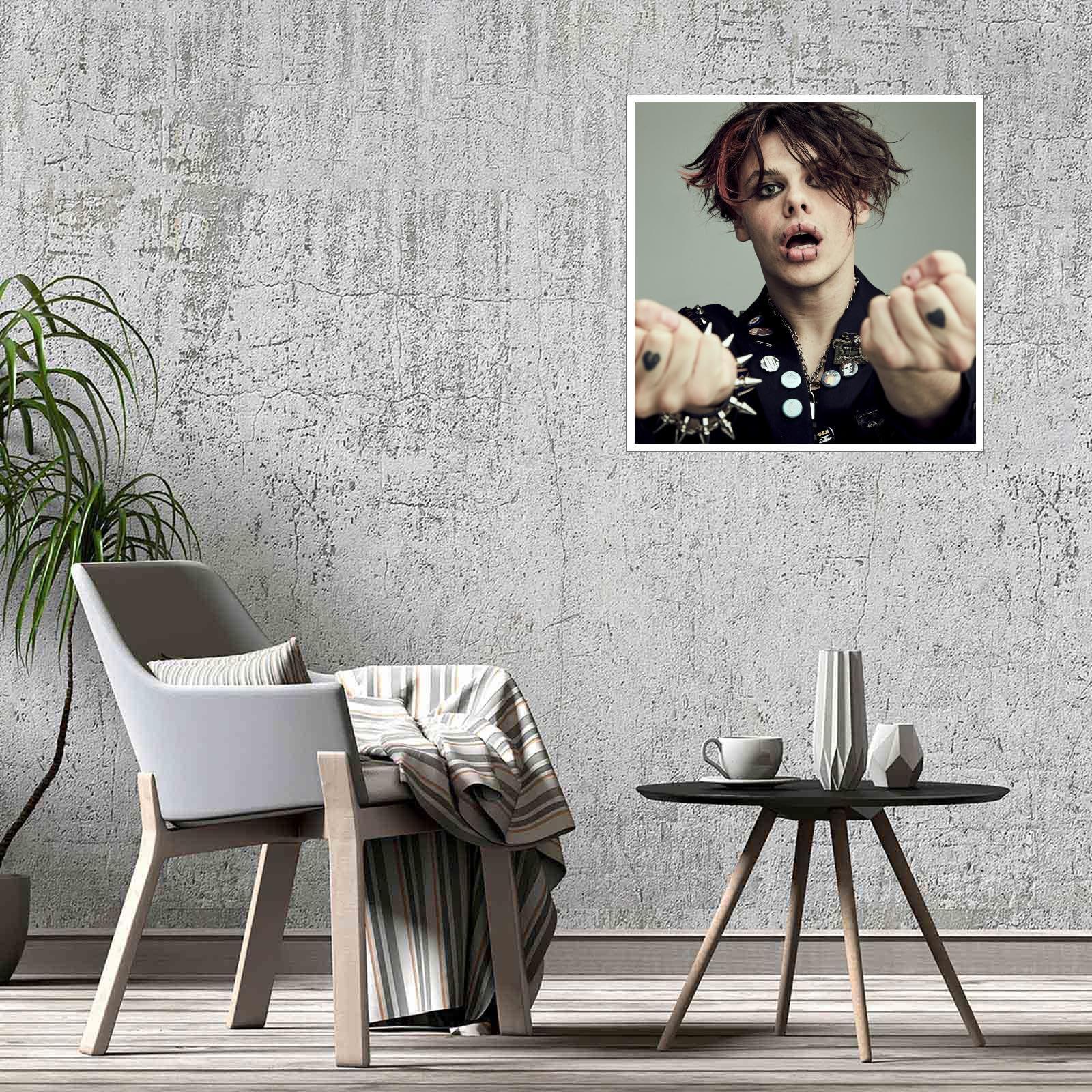 QFZMTVU QFZMTVU Yungblud Wall Art Canvas Prints Room Aesthetic Poster For Home Office Decorations Gift Unframed 20\"x20\"