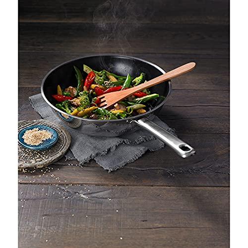 Silit Silit Wuhan original Wok pan, Large, Silver