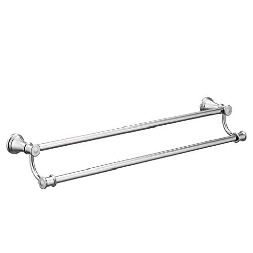 Moen Moen Belfield Chrome 24-Inch Bathroom Double -Towel Bar, YB6422CH