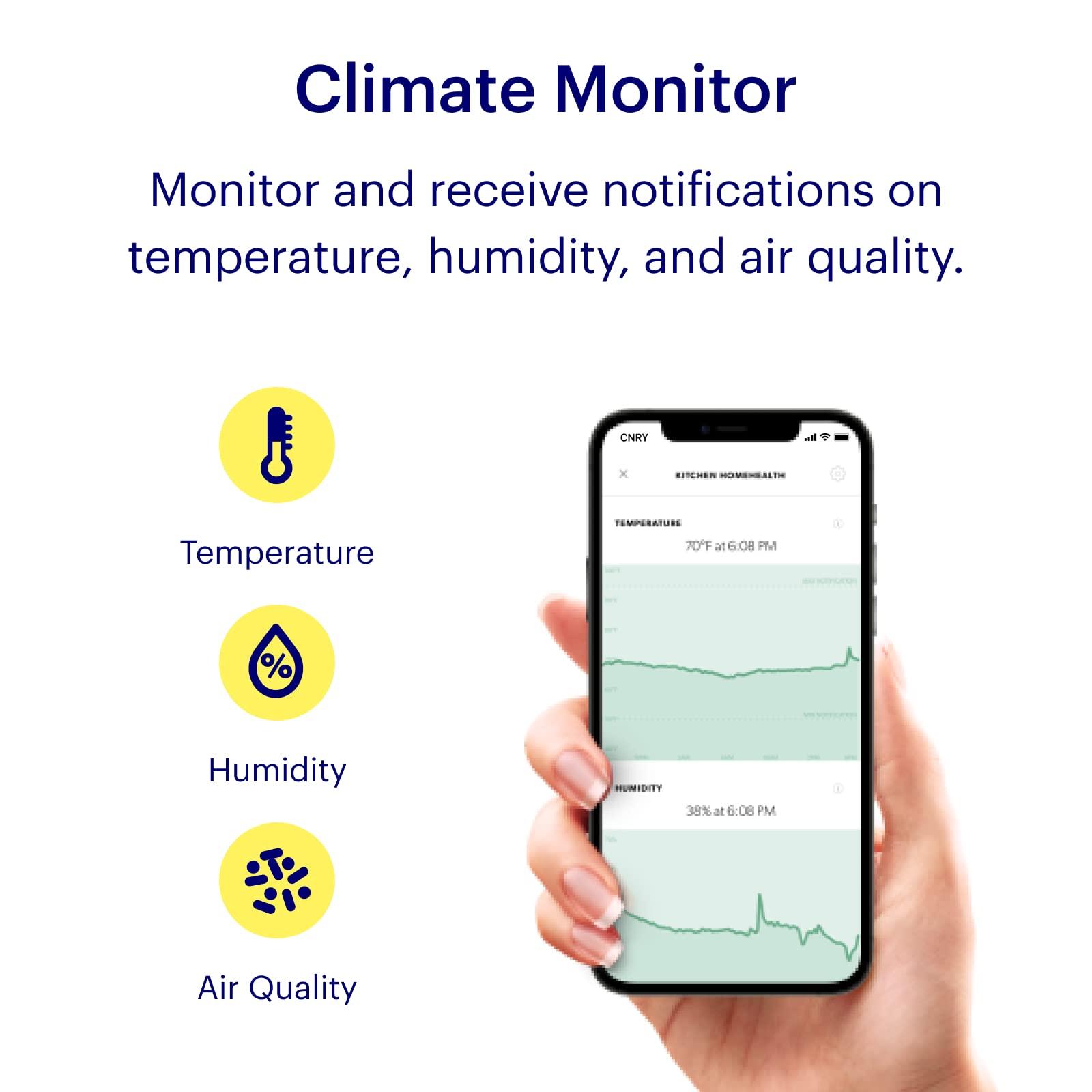 Canary Canary Pro Indoor Home Security Camera 1080p HD WiFi IP | 24/7 Watch Live Video, Siren, Climate Monitor, Motion Alerts, Two-Way Talk, Night Vision, 10x Zoom, Private Mode, Works with Alexa and More