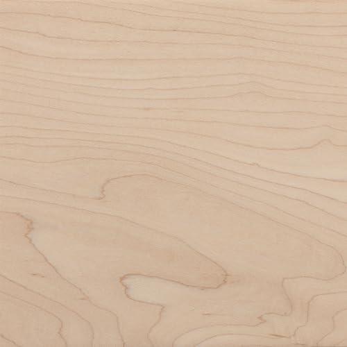 Quicklock Cabinets Quicklock RTA (Ready-to-Assemble) 42" Tall Wall Kitchen Cabinets - Shaker Style | 100% Hardwood | Made in America | Soft Close Hardware (Raw Maple, 12" D x 15" W x 42" H)