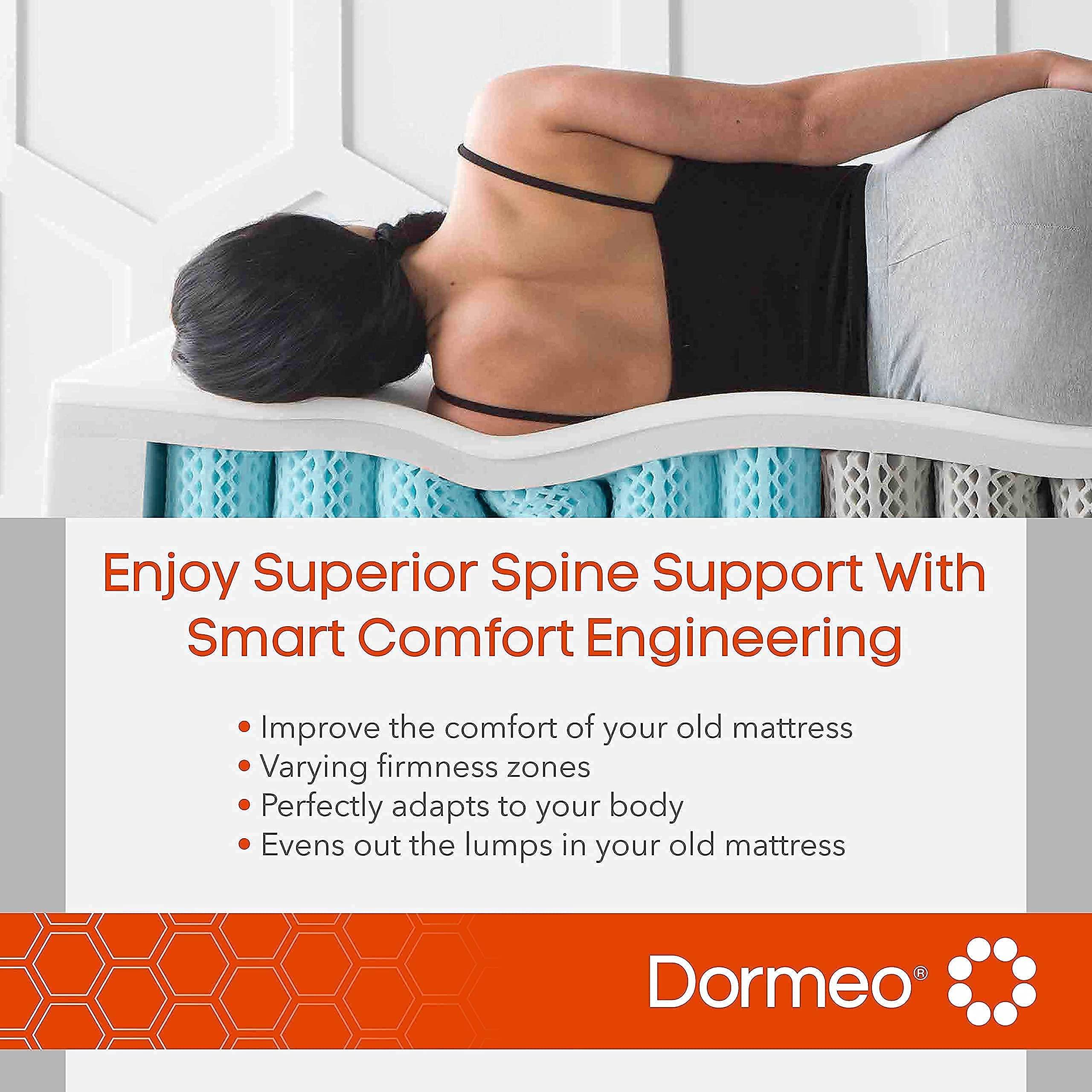 Dormeo The Premium Mattress Topper by Dormeo (King) and True Evolution Pillow Bundle