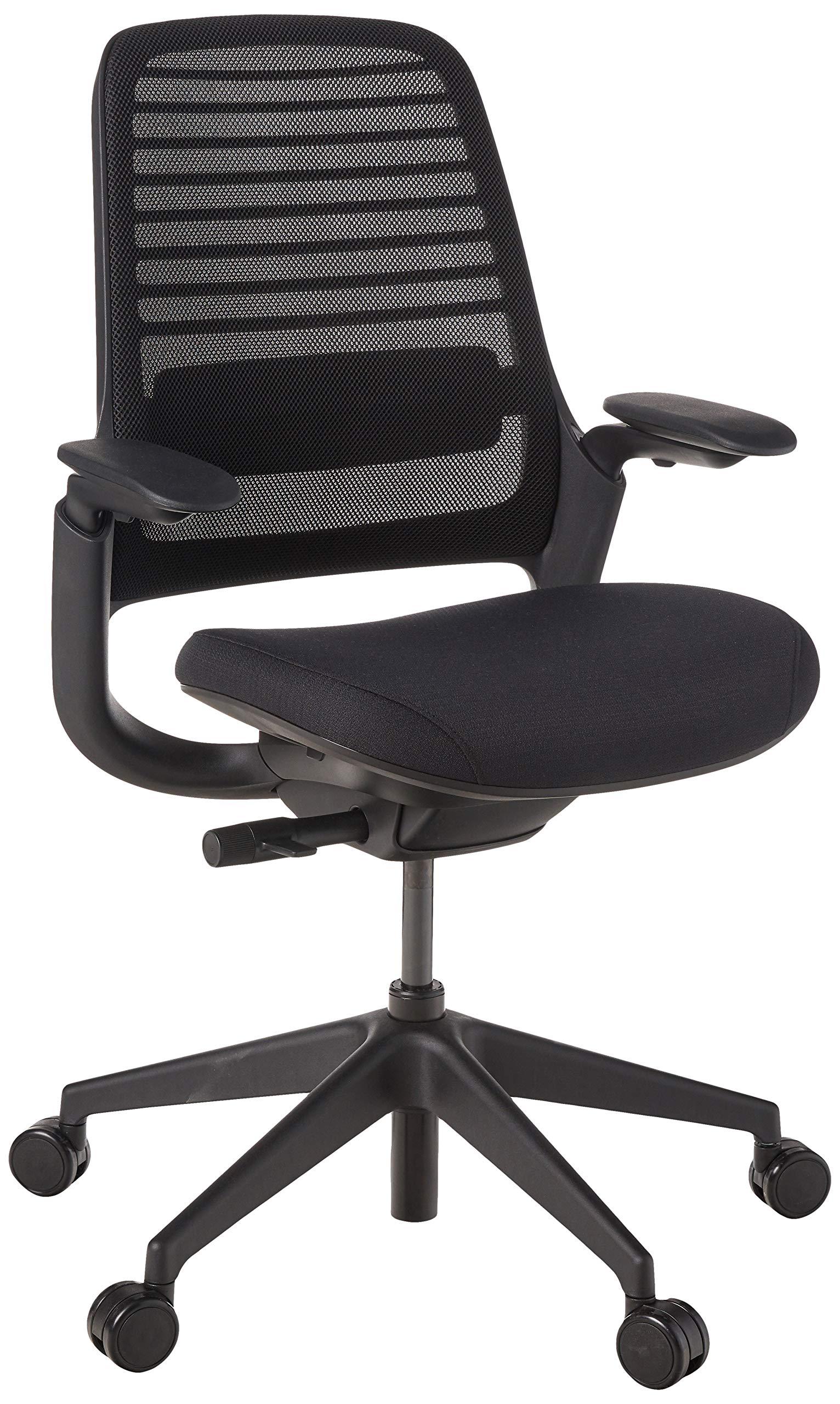 Steelcase Steelcase Series 1 Office Chair, Carpet Casters, Black