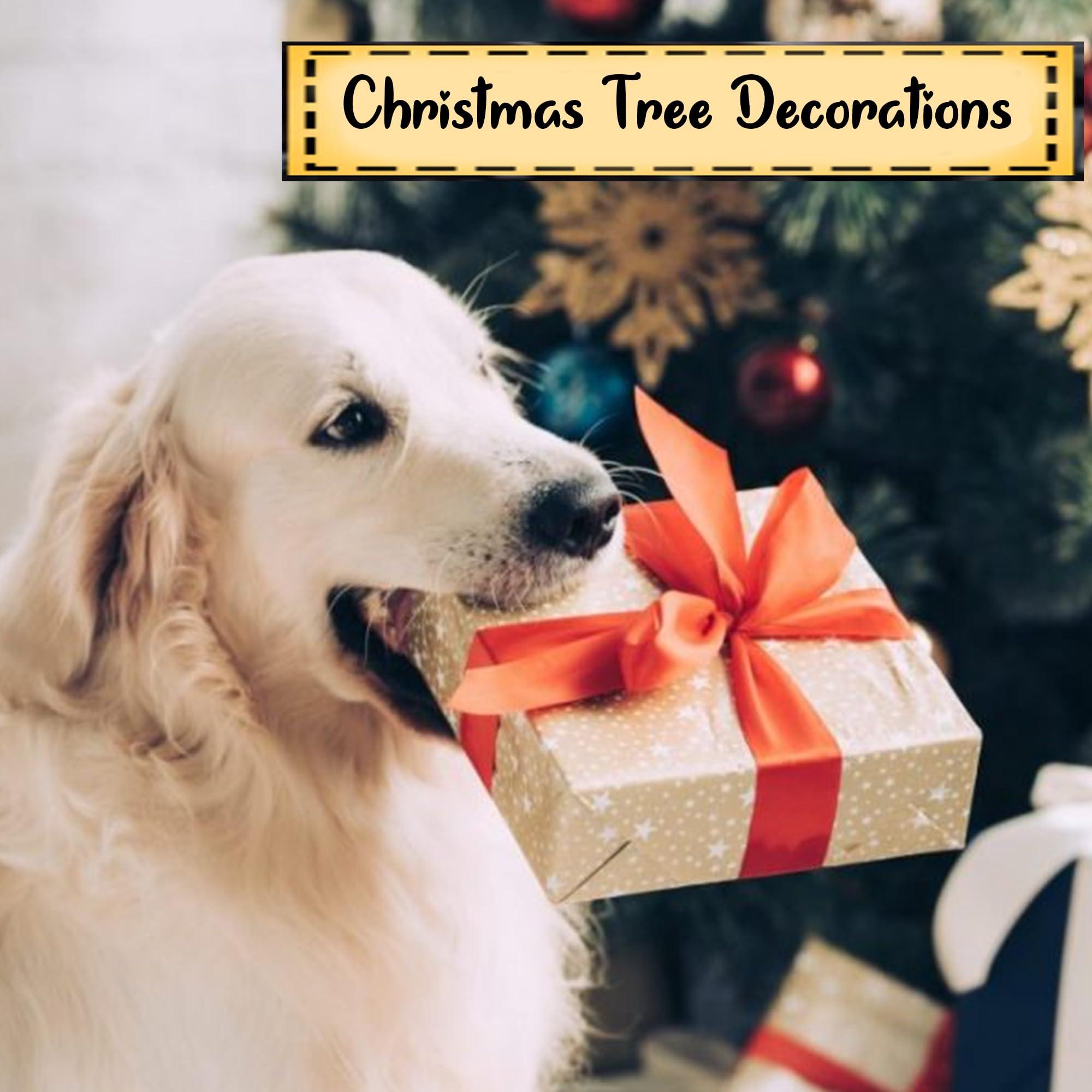 FAMITRENDZ FAMITRENDZ Personalized Border Collie Dog On Red Truck Ornament, Custom 2D Flat Shape Border Collie Dog Name Ornament, Dog Christmas Ornament, Dog Lover Gift, Christmas Tree Decor