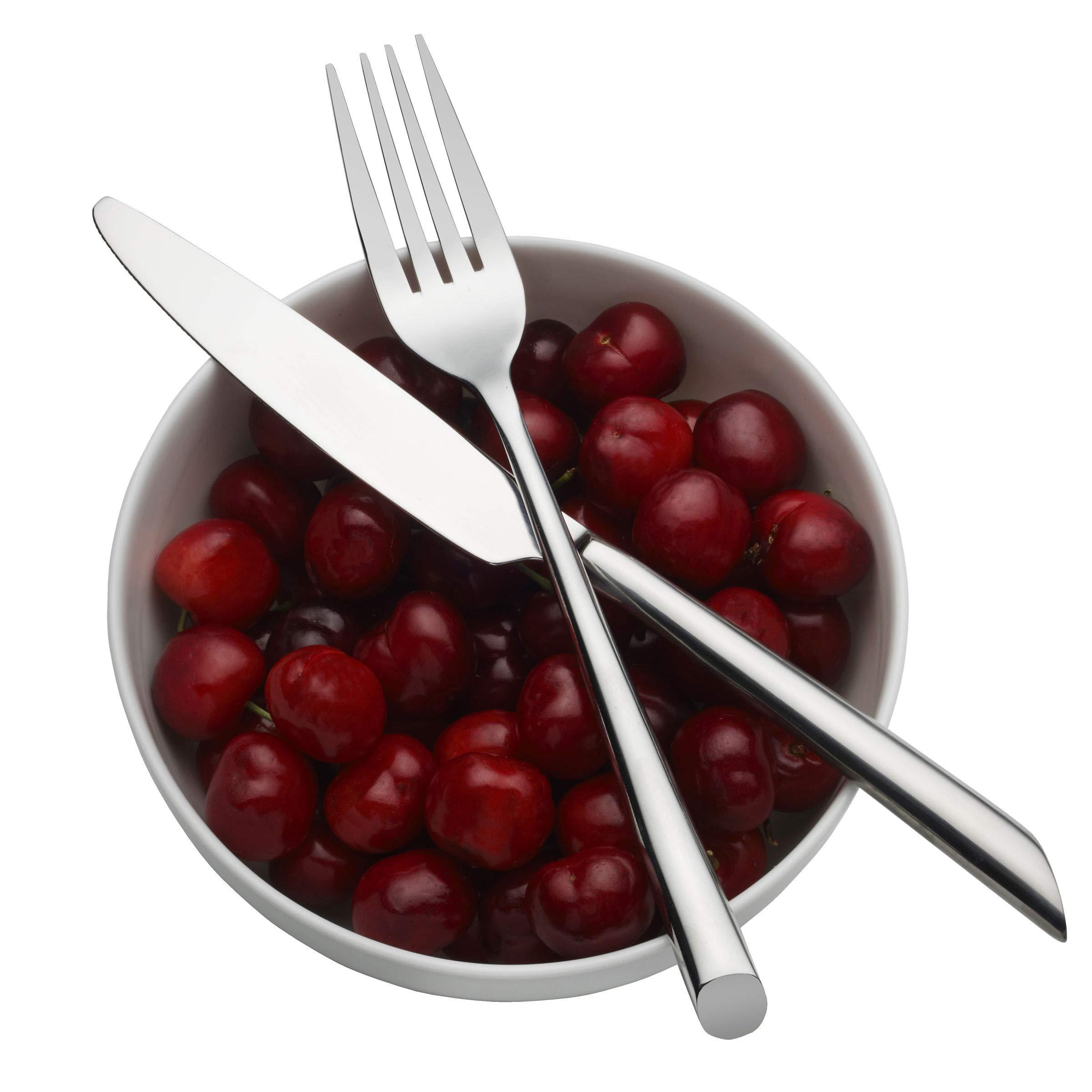 Towle Towle Living Wave Flatware Service for 4, 20 Piece Set, 18/0 Stainless Steel, Silverware Set