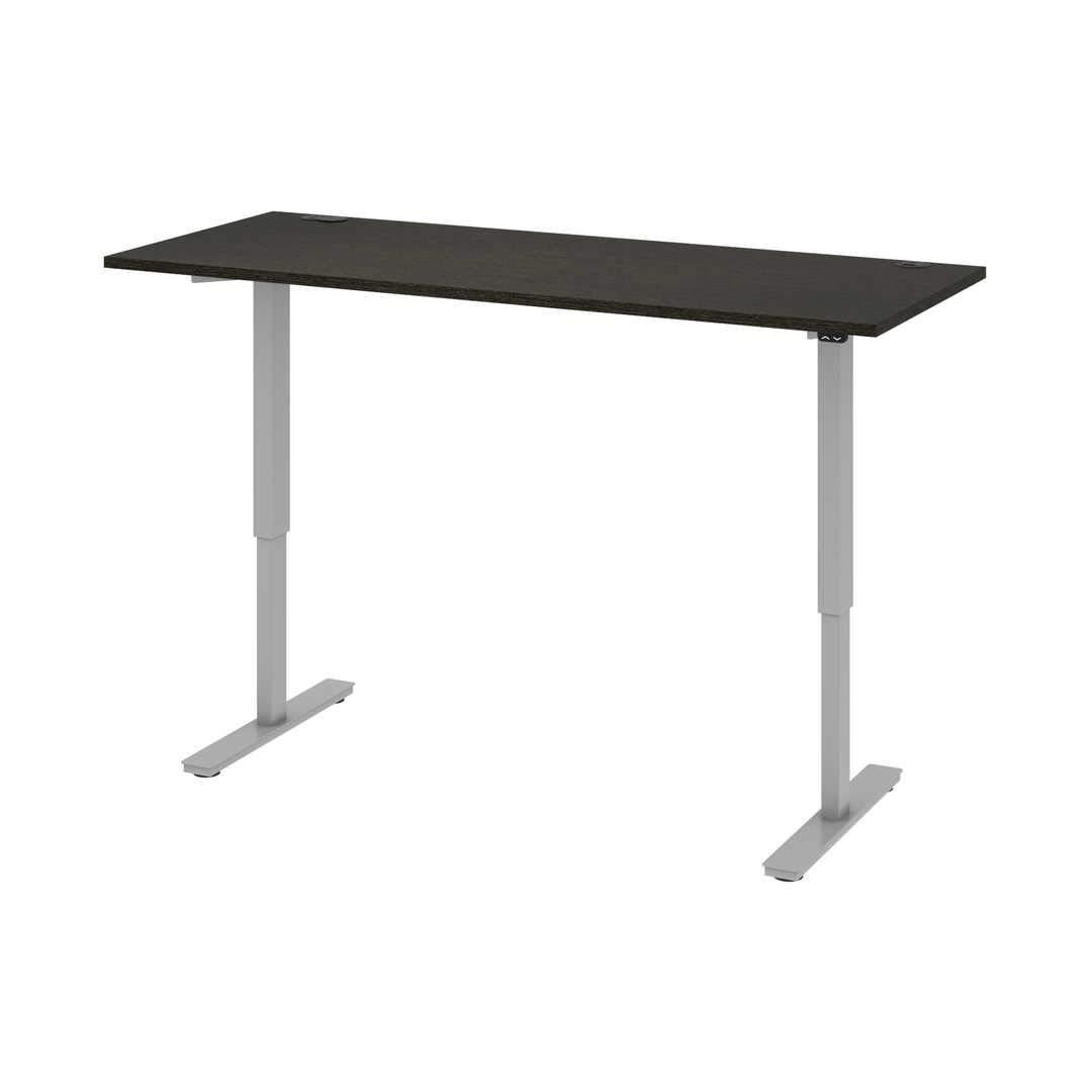 Bestar Bestar Upstand Standing Desk, Ergonomic Electric Table for Home Office, 72W x 30D, Deep Grey