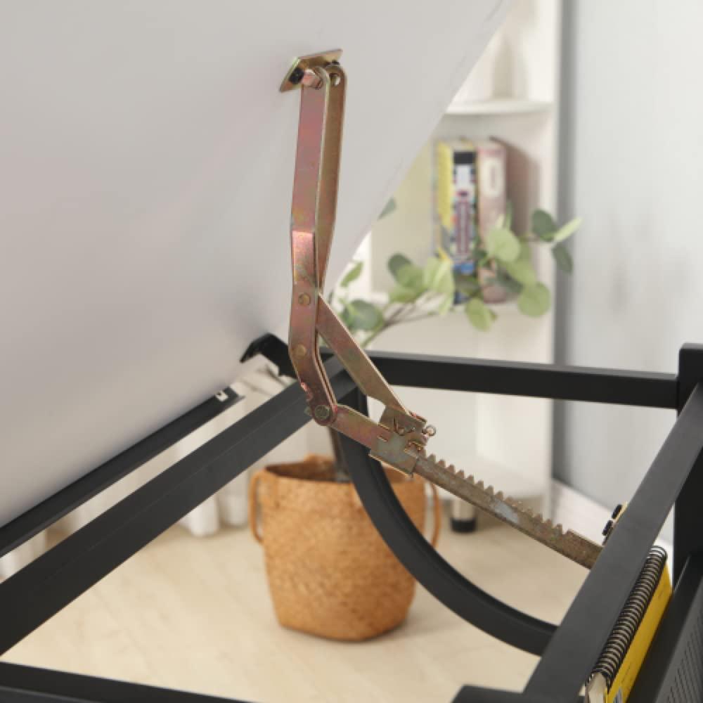 Lambgier Lambgier Art Table Craft Drawing Desk - Adjustable Drafting Table Artist Desks Painting Work Station - White