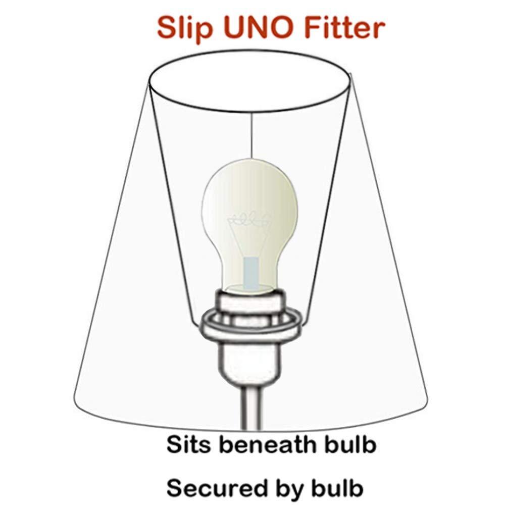 Kiven Plum Blossom 9.94 x 5.9 x 6.3\" Blue Fabric Cone Lamp Shade