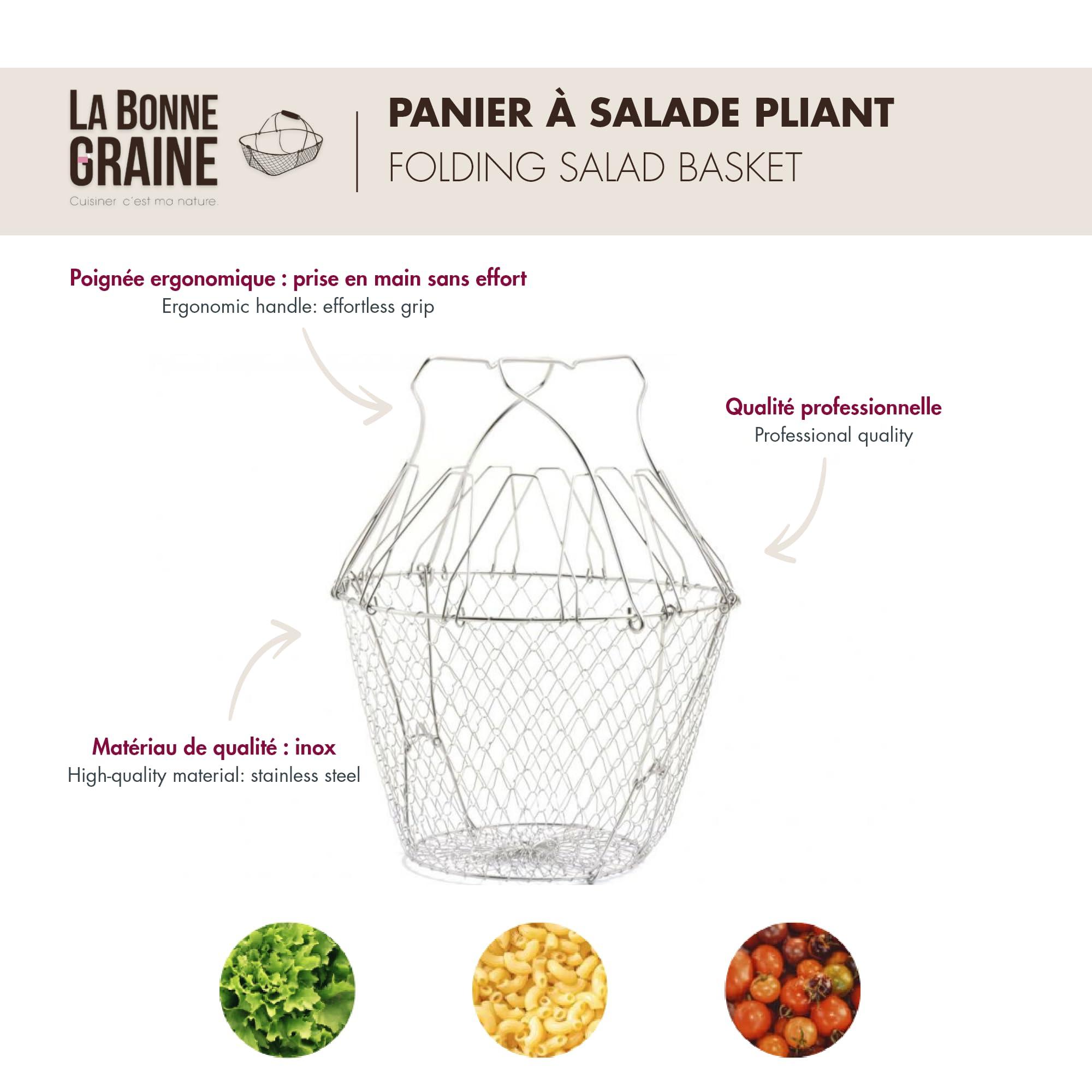 La Bonne Graine Foldaway Salad Spinner
