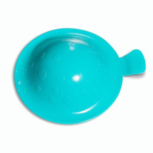 StopShroom StopShroom STBLU232 Universal Stopper Plug Cover for Bathtub, Bathroom and Kitchen Drains, Aqua