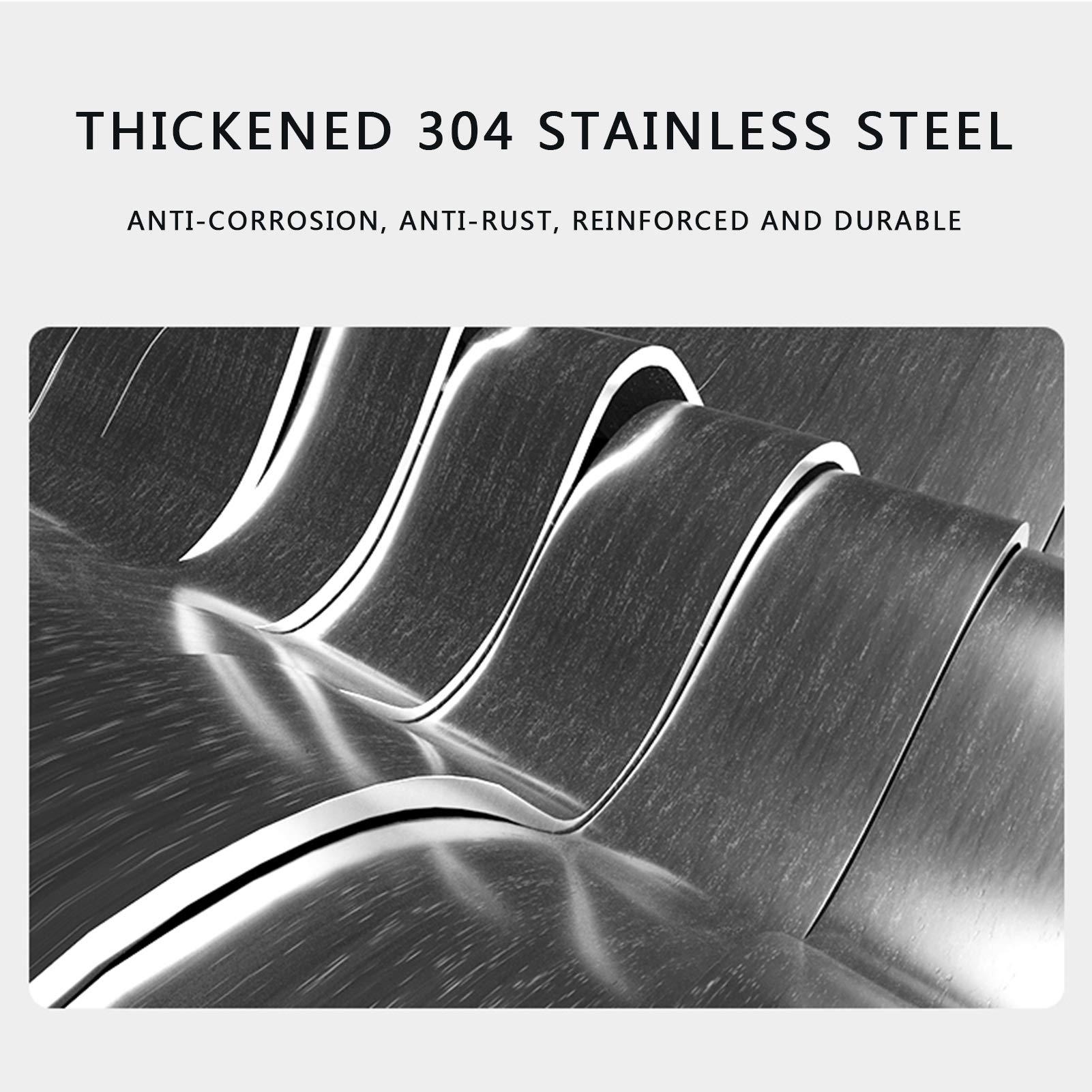 XD Designs XD Designs Rotating Chimney Cowl, 304 Stainless Steel Vent Cowl Rotating Spinner Anti-Downdraught, for Chimneys and Exhaust Vents Chimney Pots,200mm