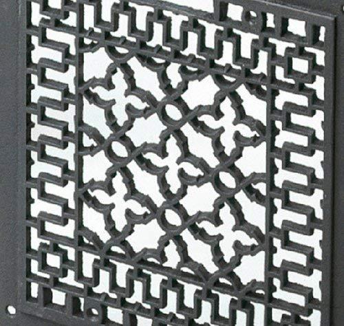Minuteman International Minuteman International Cast Iron Floor Grate Grille, Black