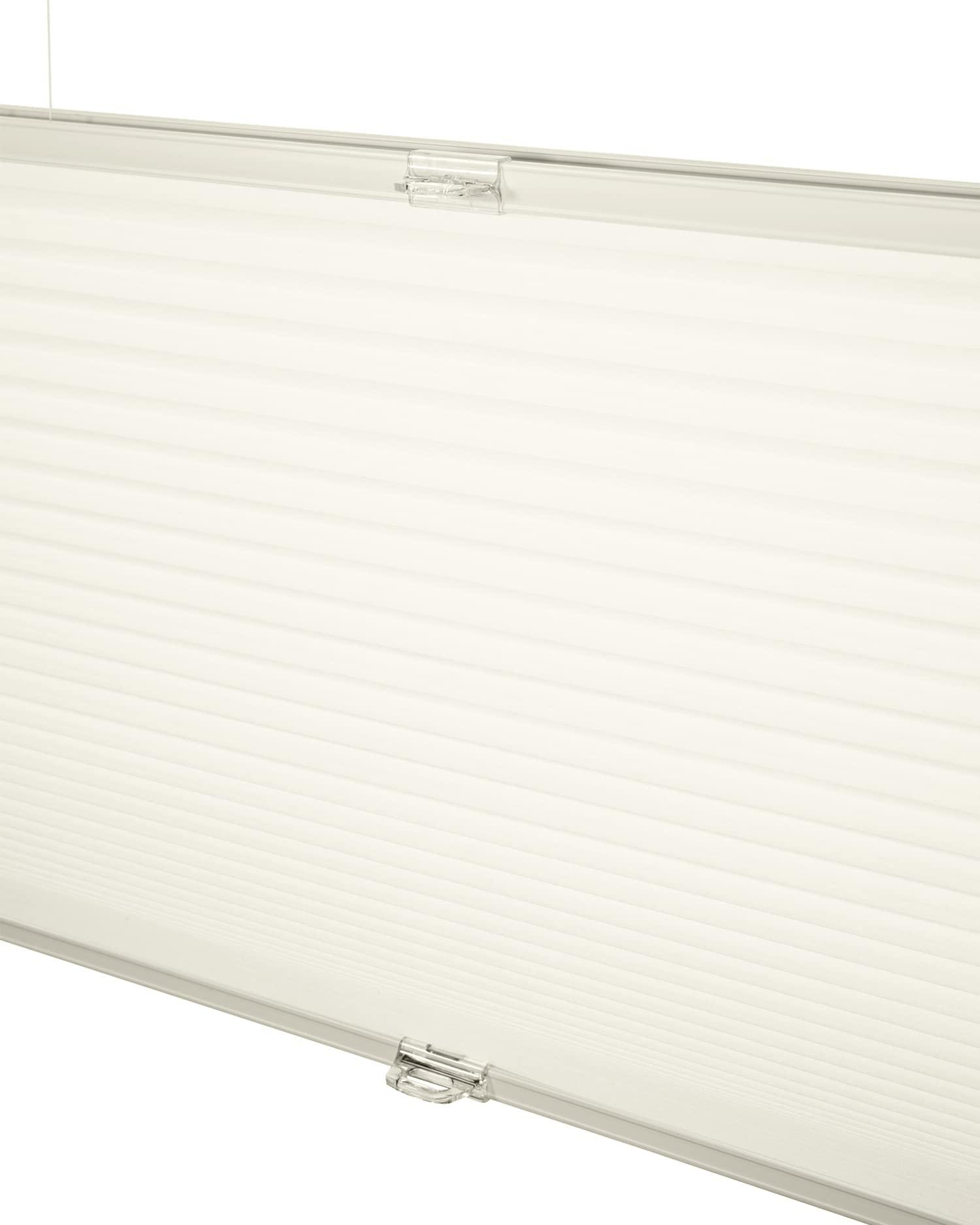 CHICOLOGY CHICOLOGY Cellular Shades, Top Down Bottom Up Shades, Blinds for Windows, Window Shades for Home, Door Blinds, Window Coverings, Cellular Blinds,Neutral White - Light Filtering, 35.75" W x 48" H