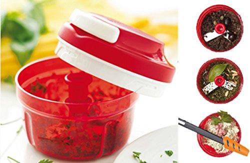 Tupperware Tupperware Turbo Chef Herb Smart Chopper 300ml / 1.2 cup (red)