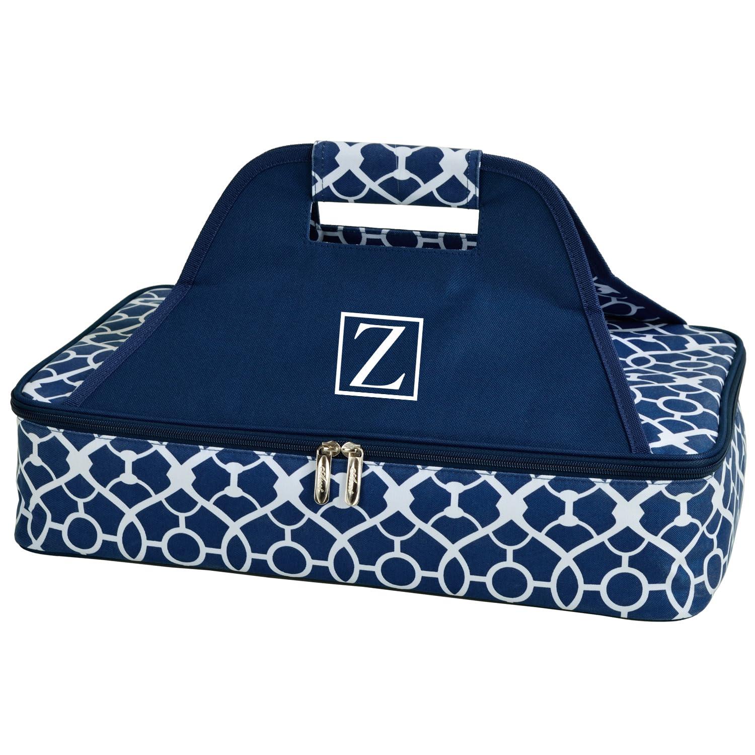 Picnic at Ascot Picnic at Ascot Personalized Monogrammed Insulated Thermal Food & Casserole Carrier- Keeps Food Hot or Cold- Fits 15\" x 10\" Casserole Dish- Designed & Quality Approved in The USA