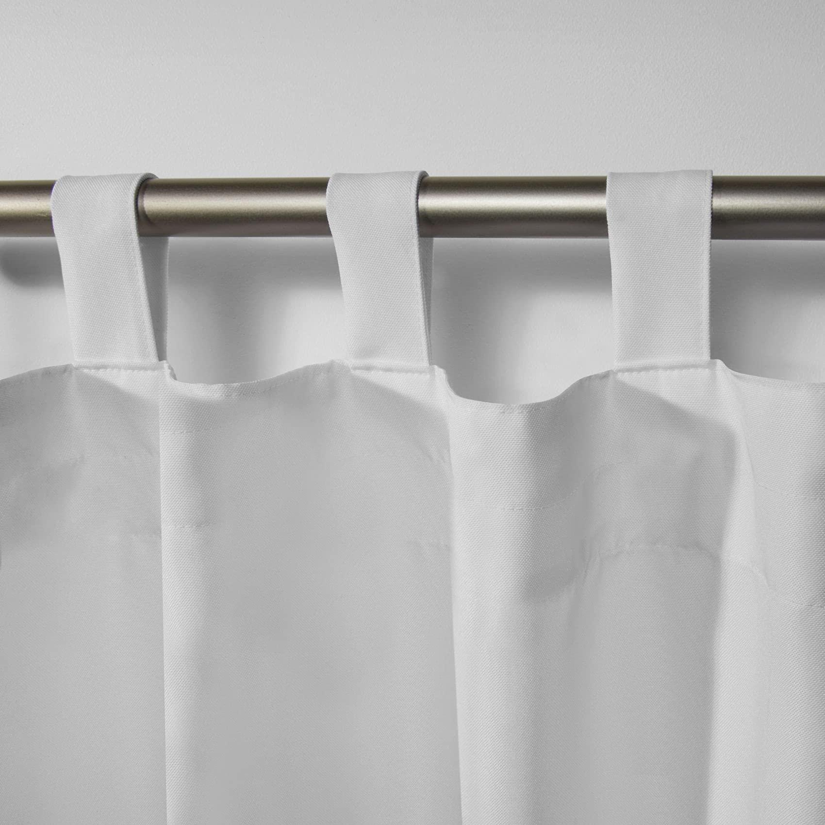 Archu Sheets Archu Sheets Tab Top Blackout Window Curtain Panels & Drapes Hall Dinning Living Thermal Insulated 100% Polyester Cotton (Brick Red, 84 Inch by 84 Inch- 1 Panel)