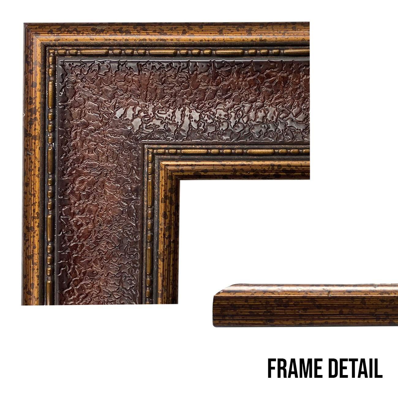 Wall Art Giant Wall Art Giant | Framed Texas Flag | Real Cotton Cloth Embroidered Flag | Hand Stretched | Custom Frame | Made In Usa 31X23 Inches