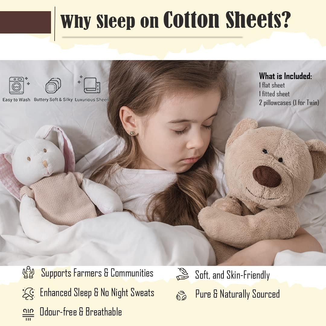 Ropulance Bedding Ropulance Bedding 4 Pcs Cotton Sheet Set Fitted Sheet with 19\" Deep Pocket Flat Sheet& 2 Pillowcases 600 Threat Count Luxury Hotel Quality Cotton Bedding Set !!(Black,Queen)