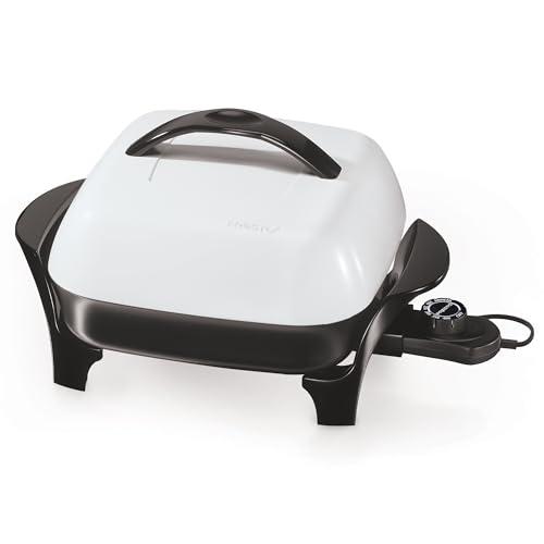 Presto Presto 06620 11-Inch Electric Skillet,Black/White