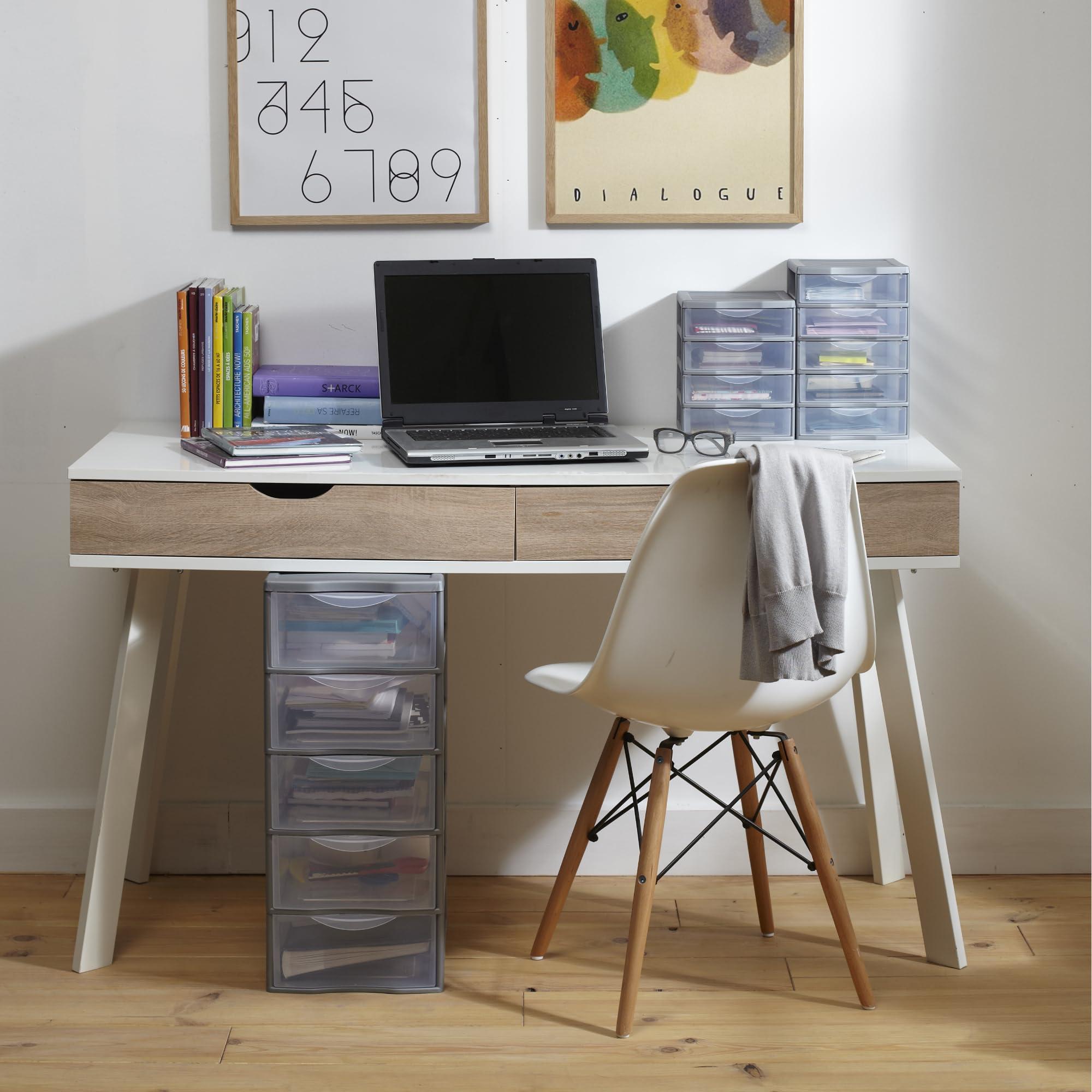 Sundis Sundis Plastic Drawers Storage Unit, Black, A4