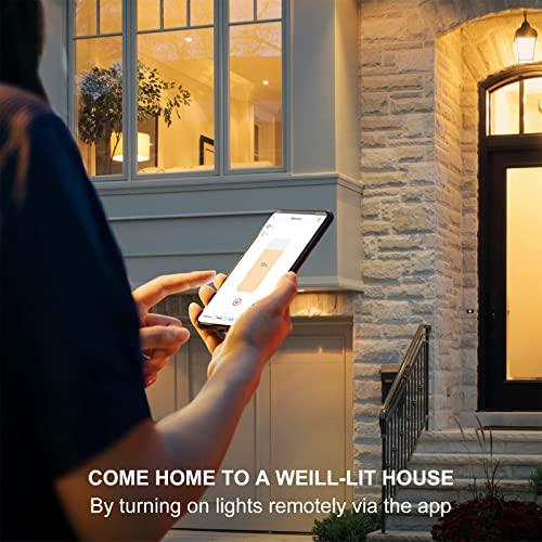 Sengled Sengled Zigbee Smart Bulb, Works with SmartThings and Echo with Built-in Hub, Voice Control with Alexa and Google Home, Hub Required, BR30 Dimmable Flood Light Bulb, Soft White 2700K, 6 Pack