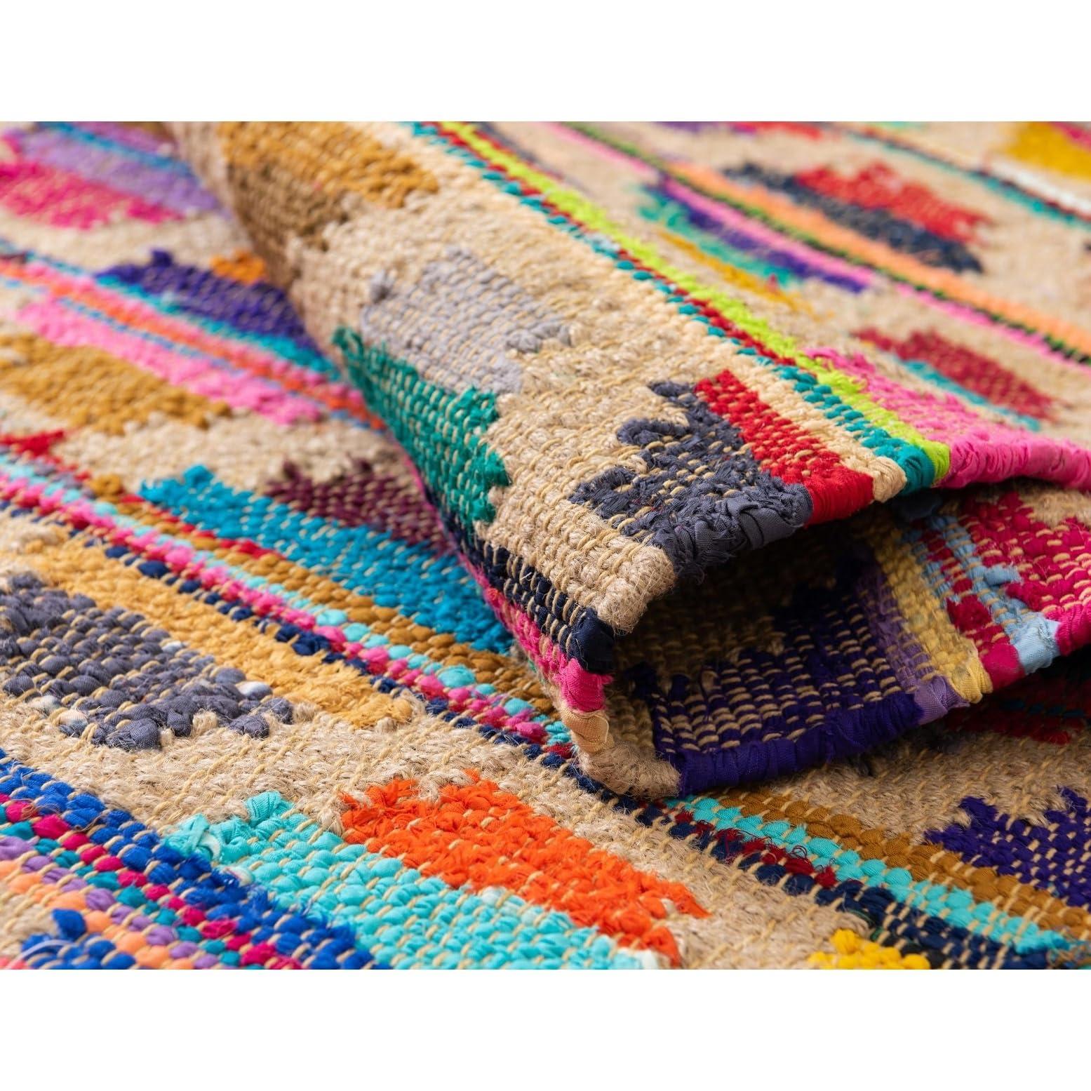 Overstock Overstock Contemporary Octiane Collection Area Rug 9'x12' - Multi-Beige