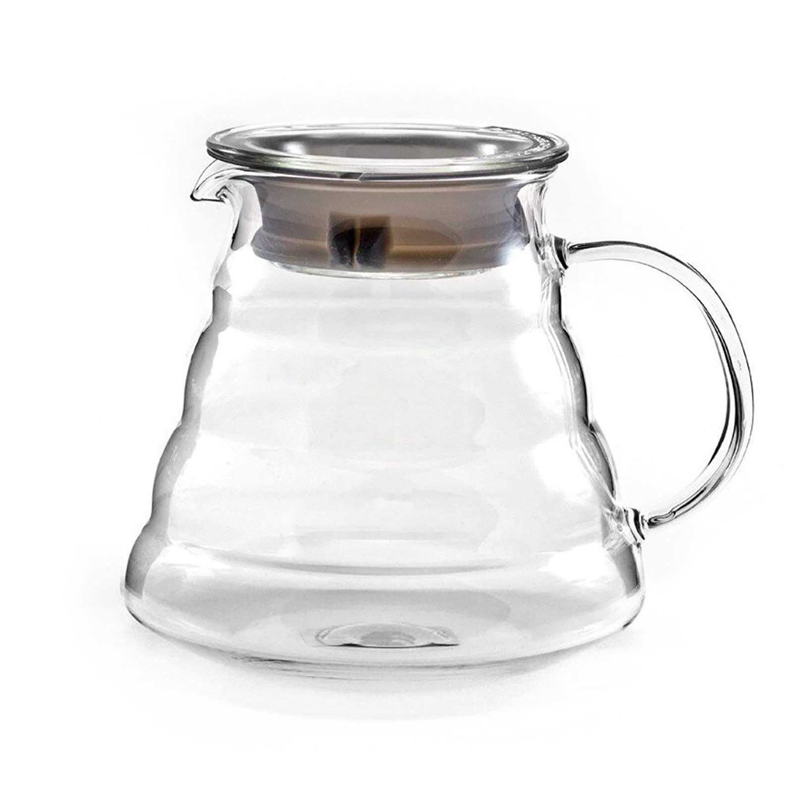 HIWARE Hiware 600ml Coffee Server, Standard Glass Coffee Carafe, Coffee Pot, Clear